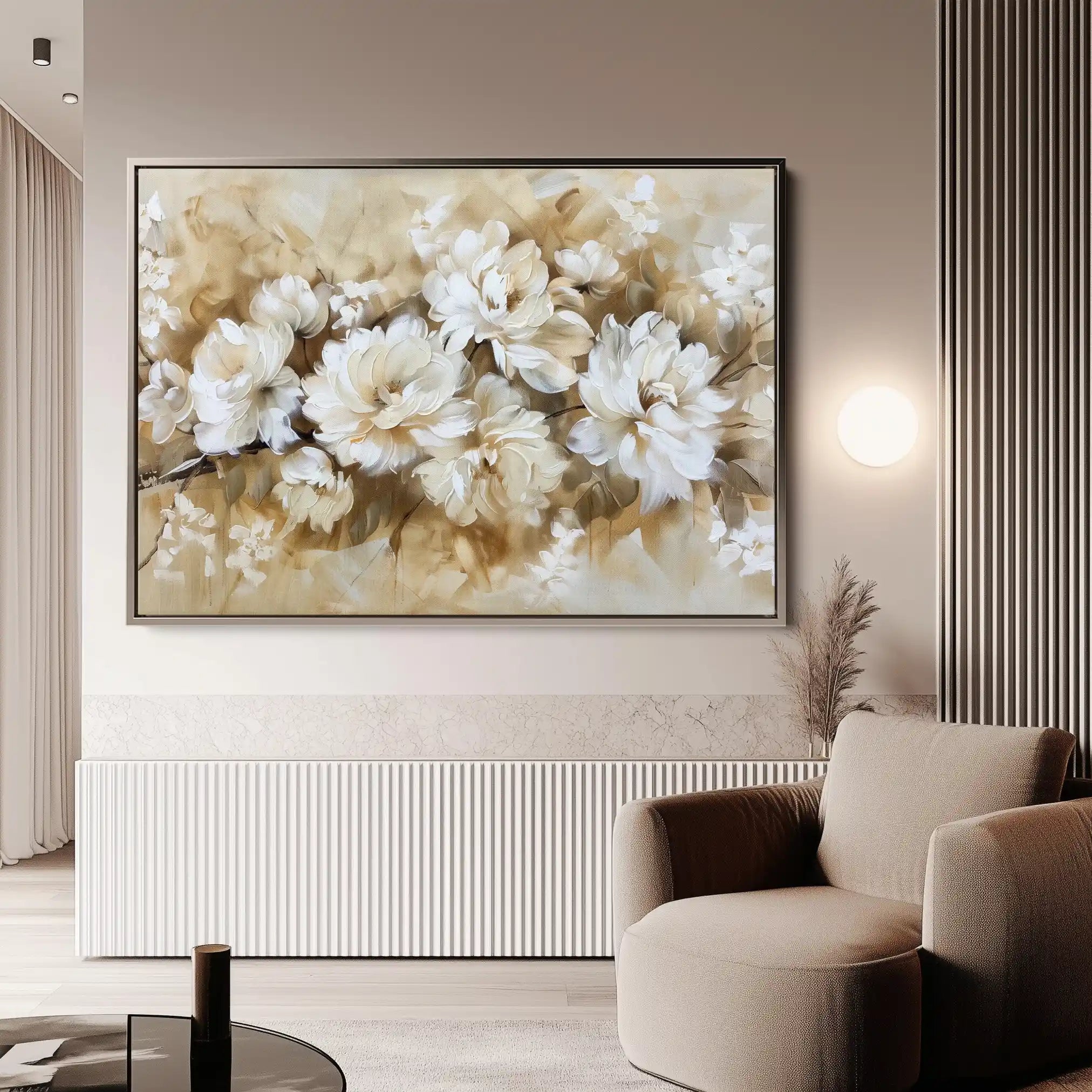 Floral Canvas Wall Art WAD658-F 90 x 60 cm / Stretched on hidden frame