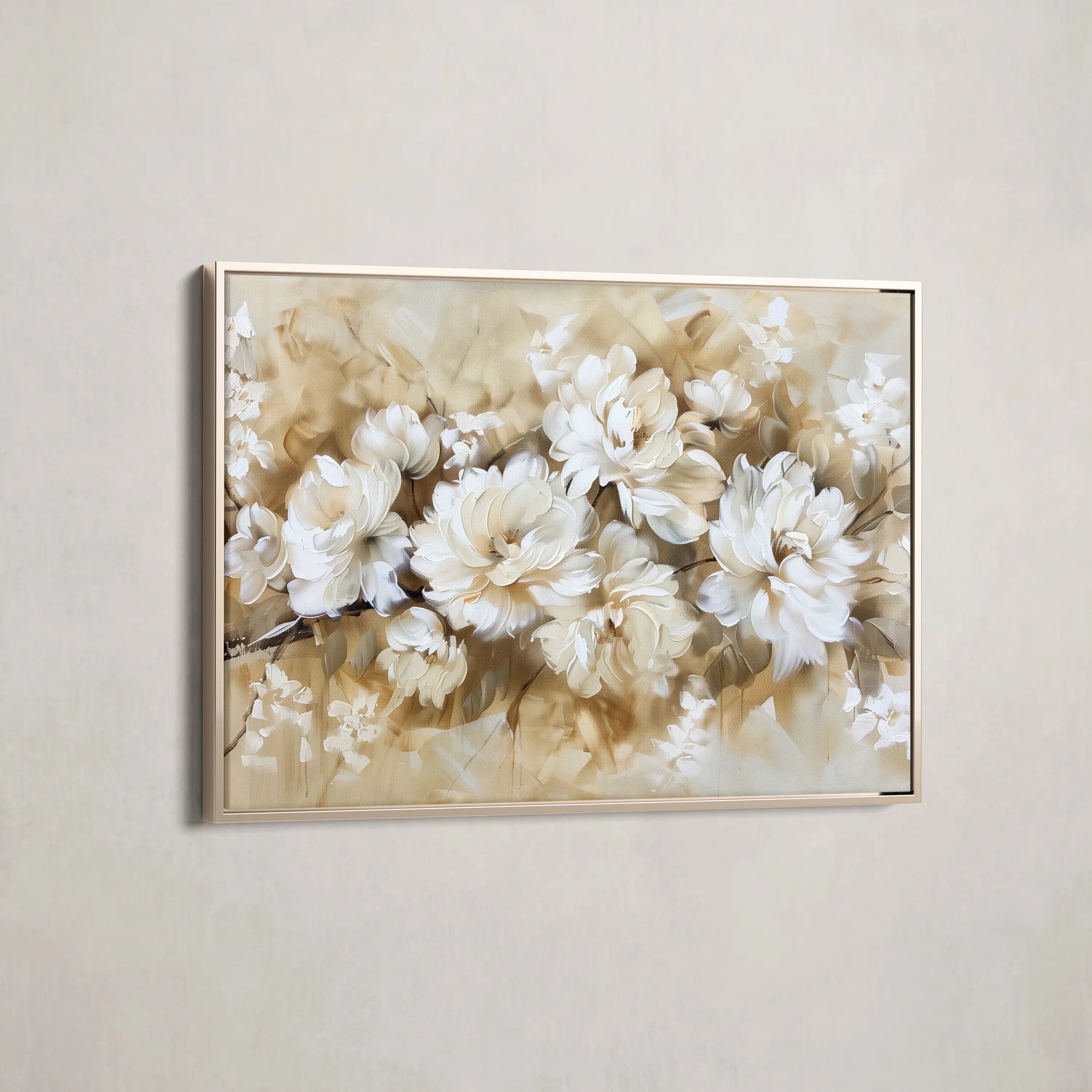 Floral Canvas Wall Art WAD658-F 90 x 60 cm / Stretched on hidden frame