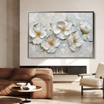 Floral Canvas Wall Art WAD659-F 90 x 60 cm / Stretched on hidden frame