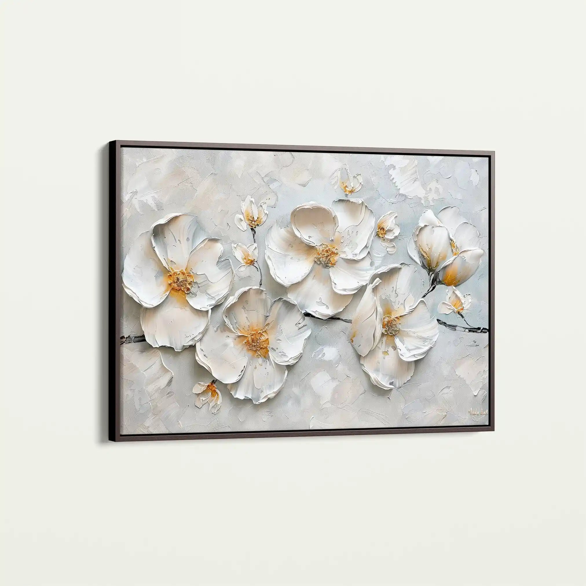 Floral Canvas Wall Art WAD659-F 90 x 60 cm / Stretched on hidden frame