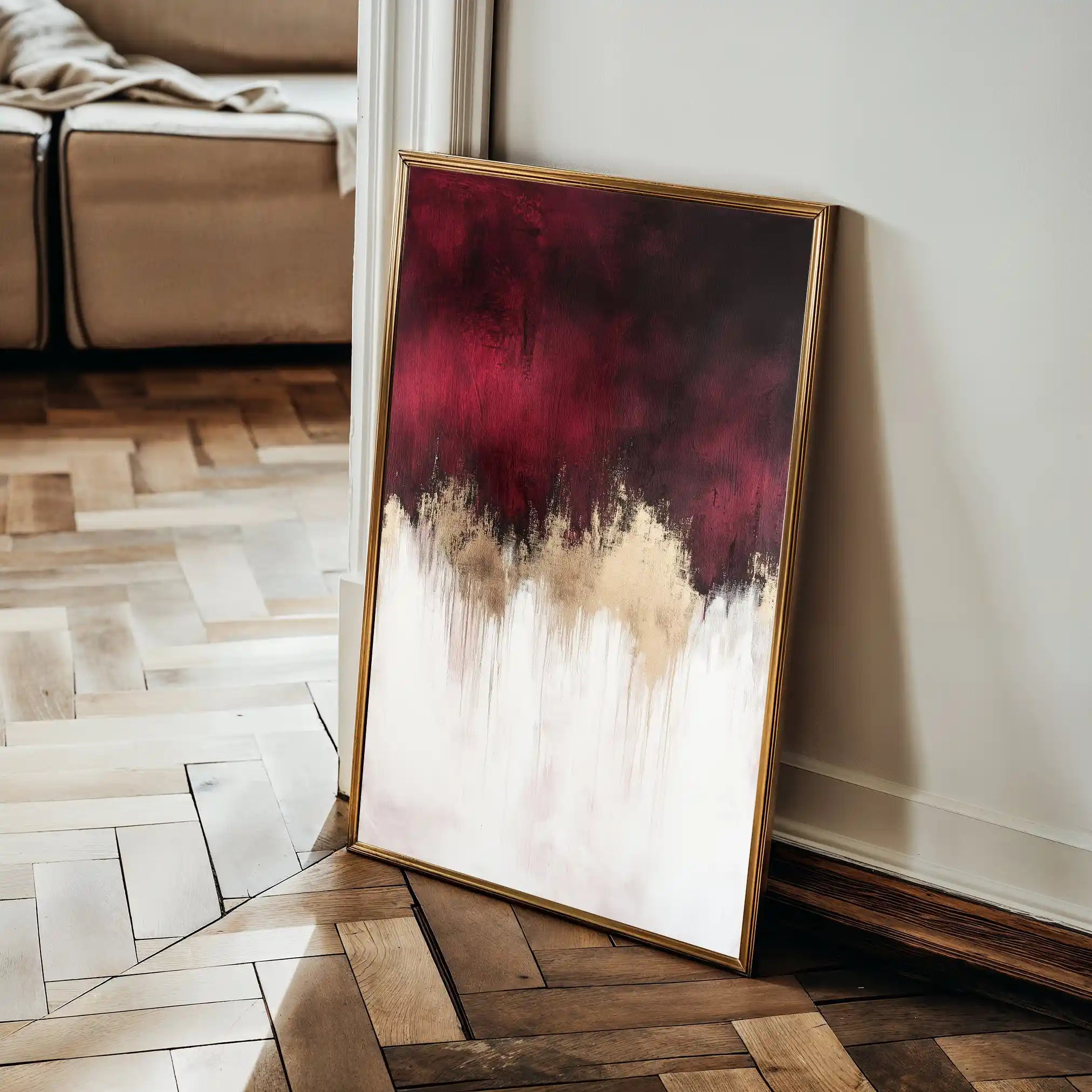 Abstract 660 Canvas Art 60 x 40 cm / Stretched on hidden frame