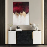 Abstract 660 Canvas Art 60 x 40 cm / Stretched on hidden frame