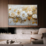 Floral Canvas Wall Art WAD660-F 90 x 60 cm / Stretched on hidden frame