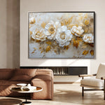 Floral Canvas Wall Art WAD660-F 90 x 60 cm / Stretched on hidden frame