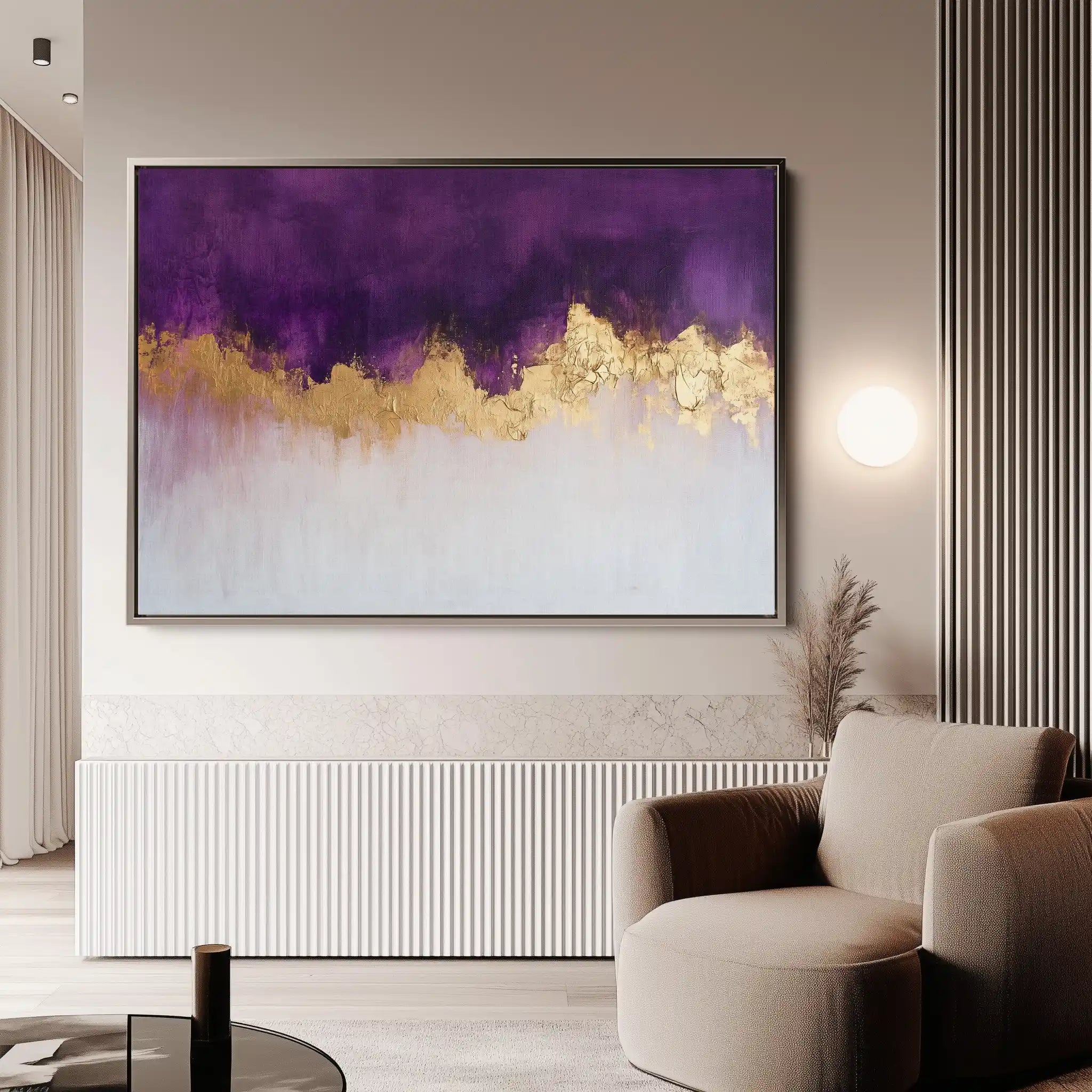 Abstract Canvas Wall Art WAD661-A 90 x 60 cm / Stretched on hidden frame