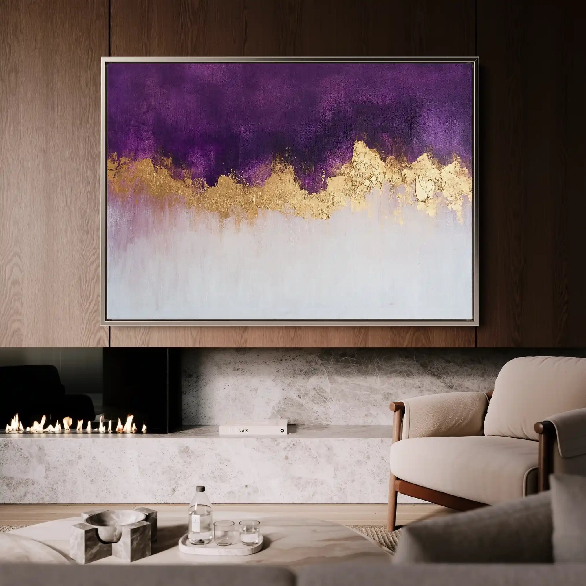 Abstract 661 Canvas Art 60 x 40 cm / Stretched on hidden frame