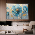 Floral Canvas Wall Art WAD661-F 90 x 60 cm / Stretched on hidden frame