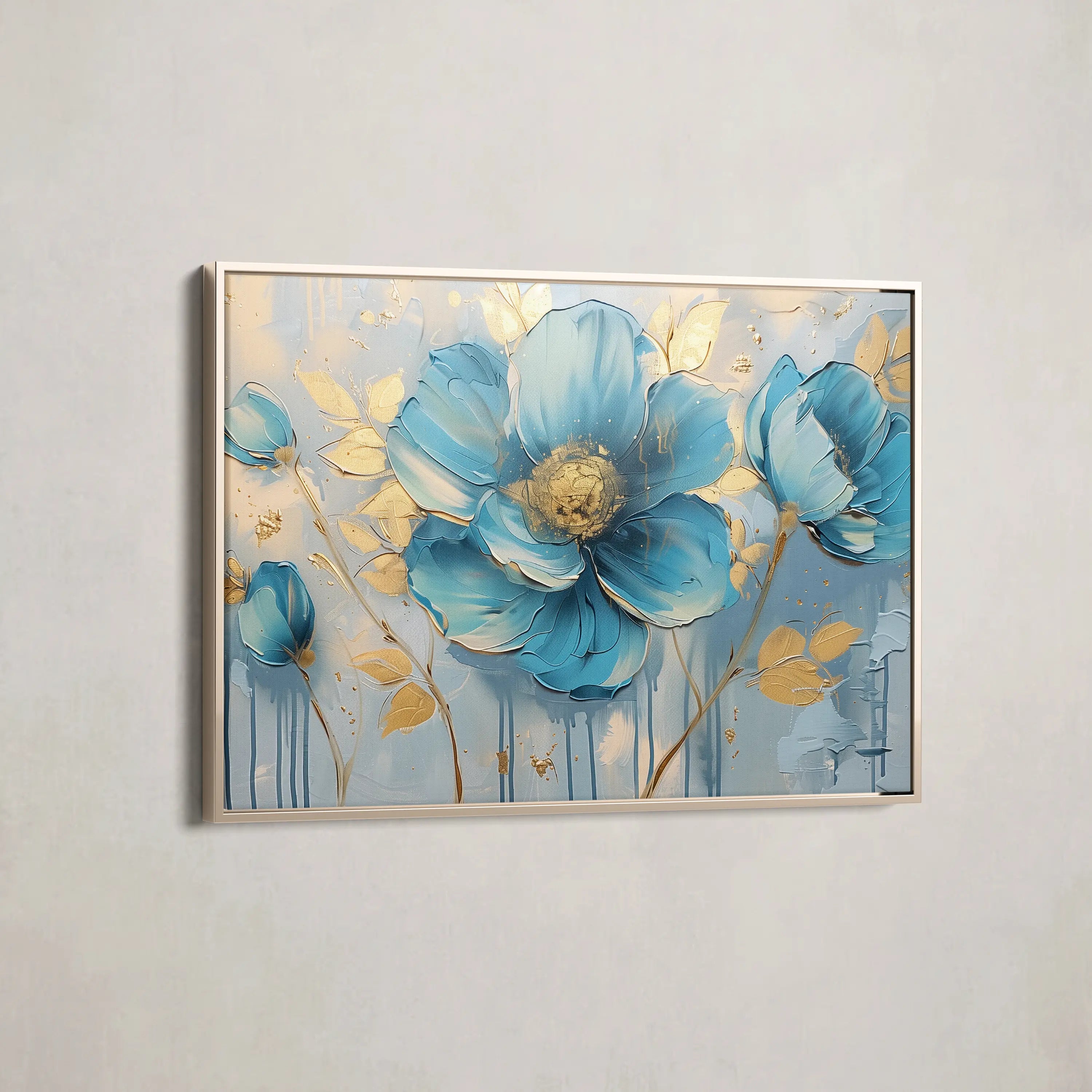 Floral Canvas Wall Art WAD661-F 90 x 60 cm / Stretched on hidden frame