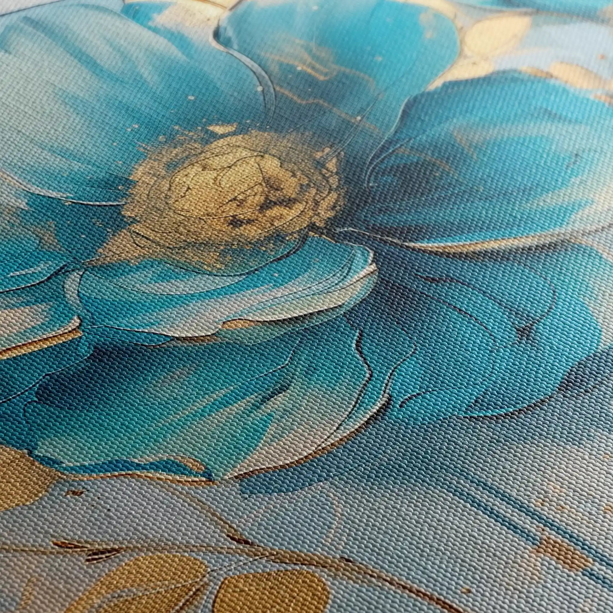 Floral Canvas Wall Art WAD661-F 90 x 60 cm / Stretched on hidden frame