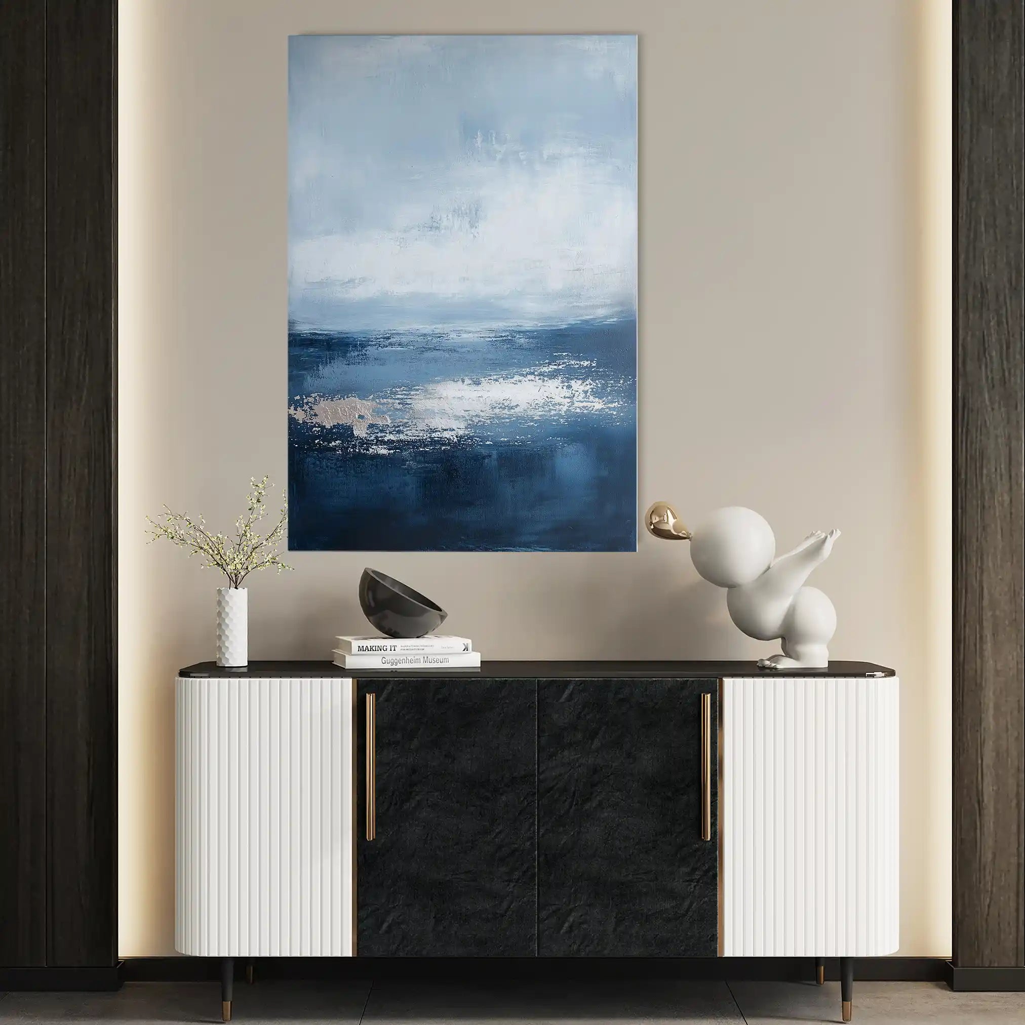 Abstract 662 Canvas Art 60 x 40 cm / Stretched on hidden frame