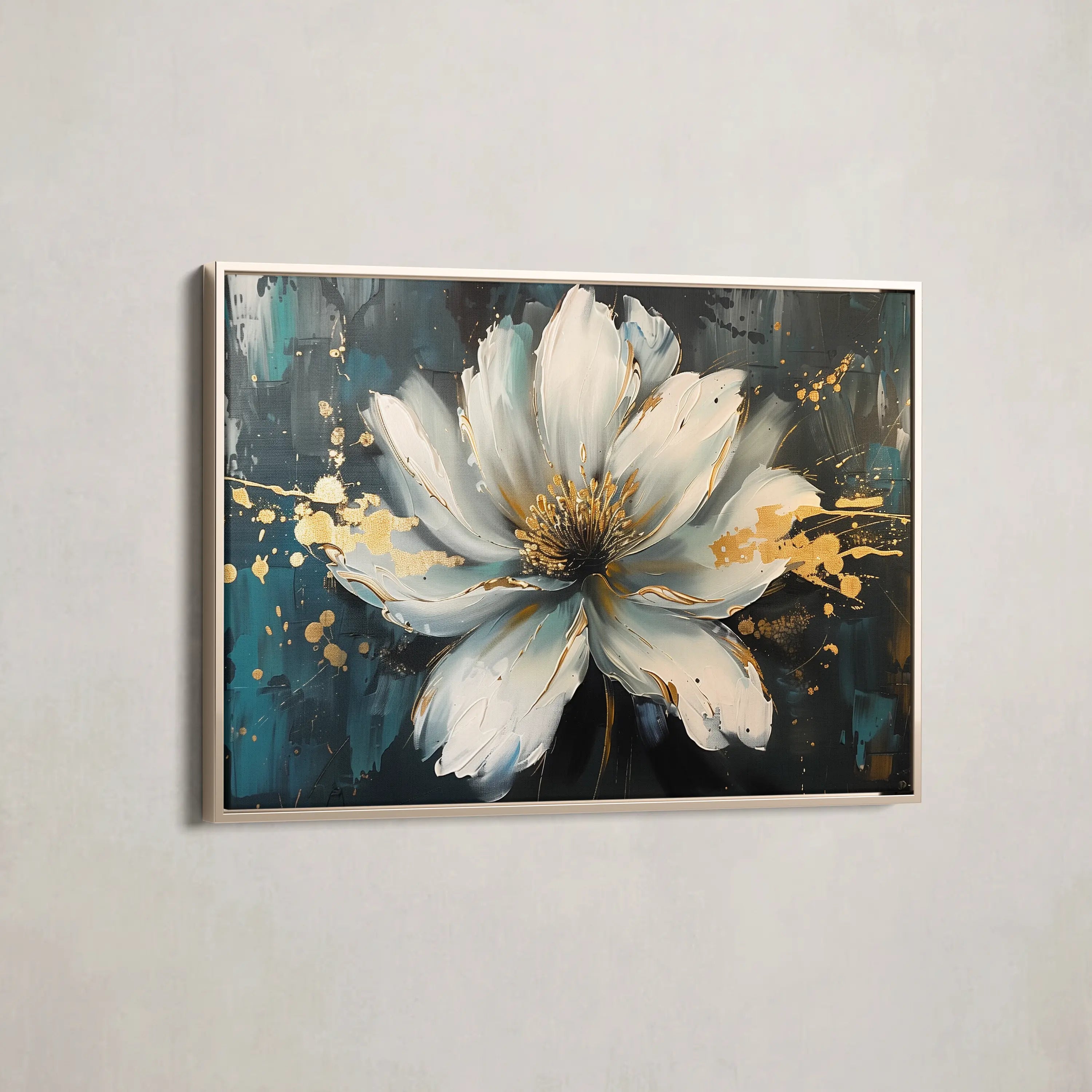 Floral Canvas Wall Art WAD662-F 90 x 60 cm / Stretched on hidden frame