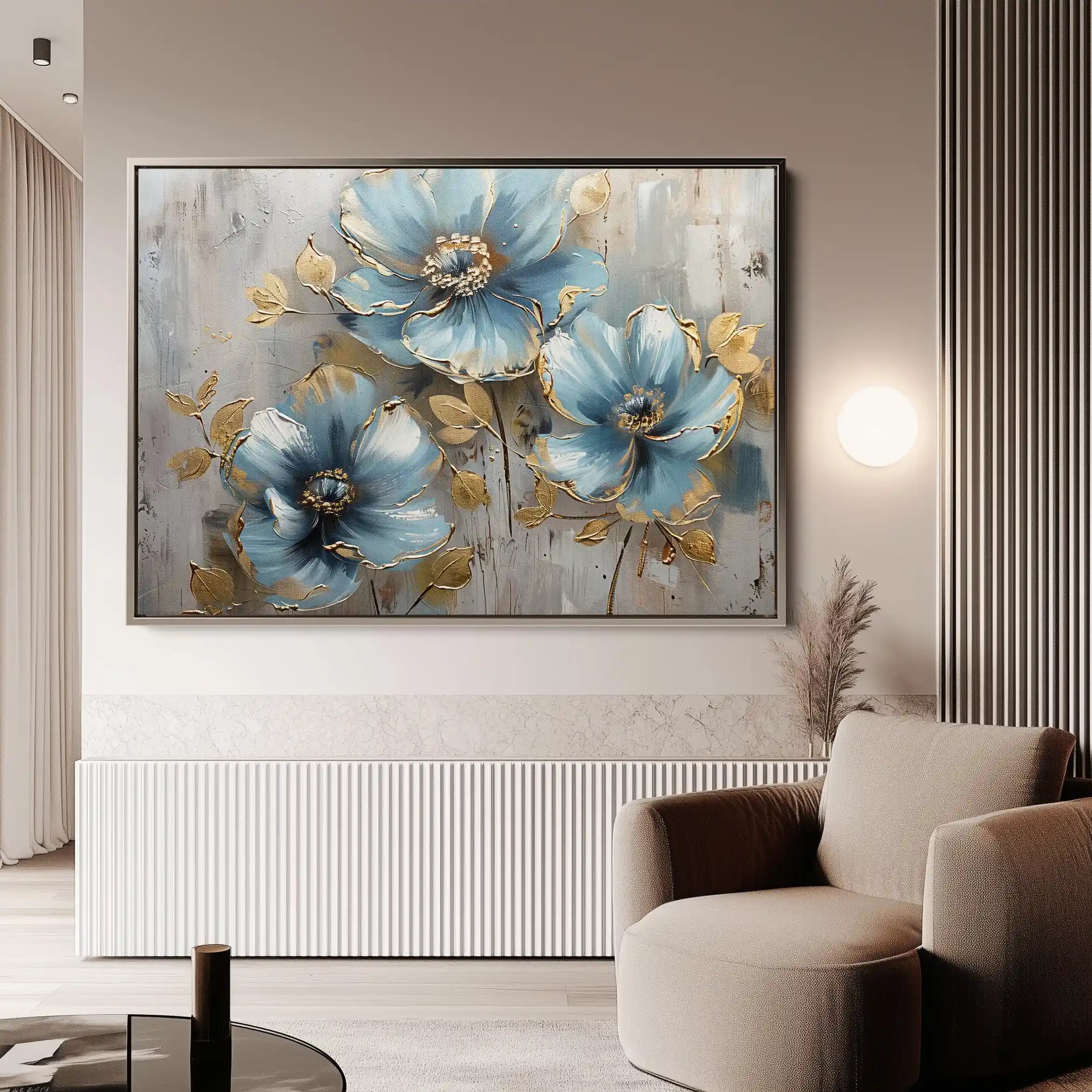 Floral Canvas Wall Art WAD663-F 90 x 60 cm / Stretched on hidden frame
