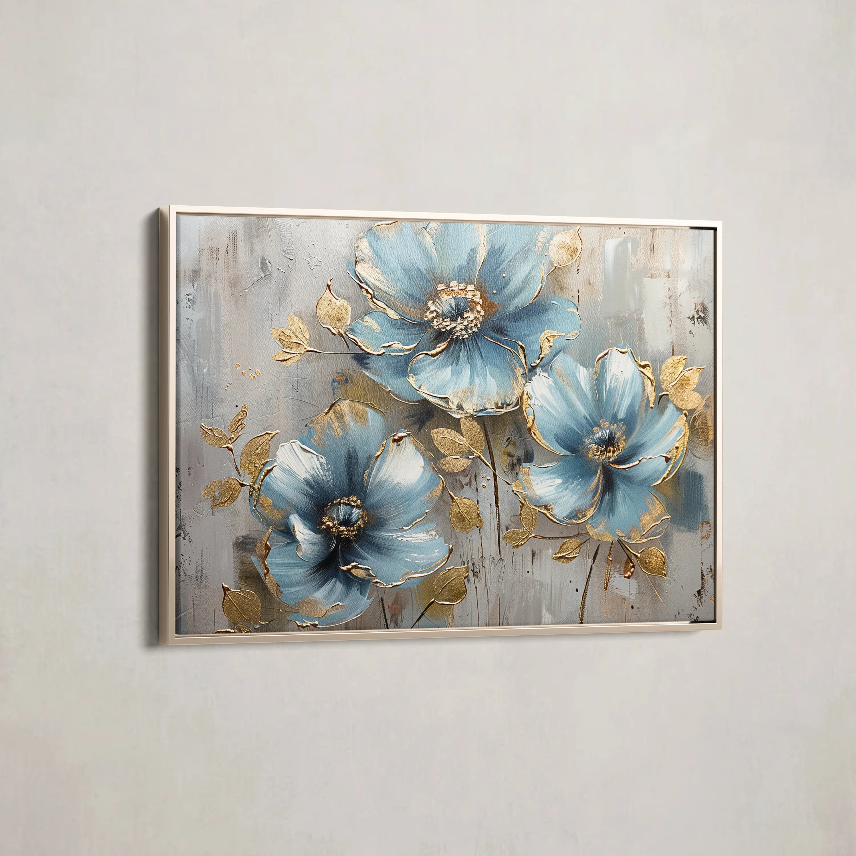 Floral Canvas Wall Art WAD663-F 90 x 60 cm / Stretched on hidden frame