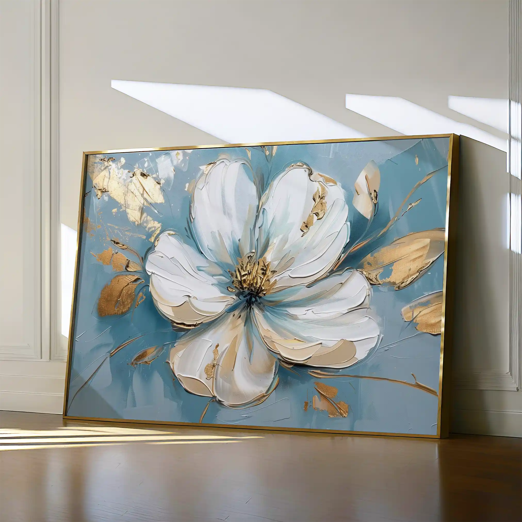 Floral Canvas Wall Art WAD664-F 90 x 60 cm / Stretched on hidden frame