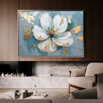 Floral Canvas Wall Art WAD664-F 90 x 60 cm / Stretched on hidden frame