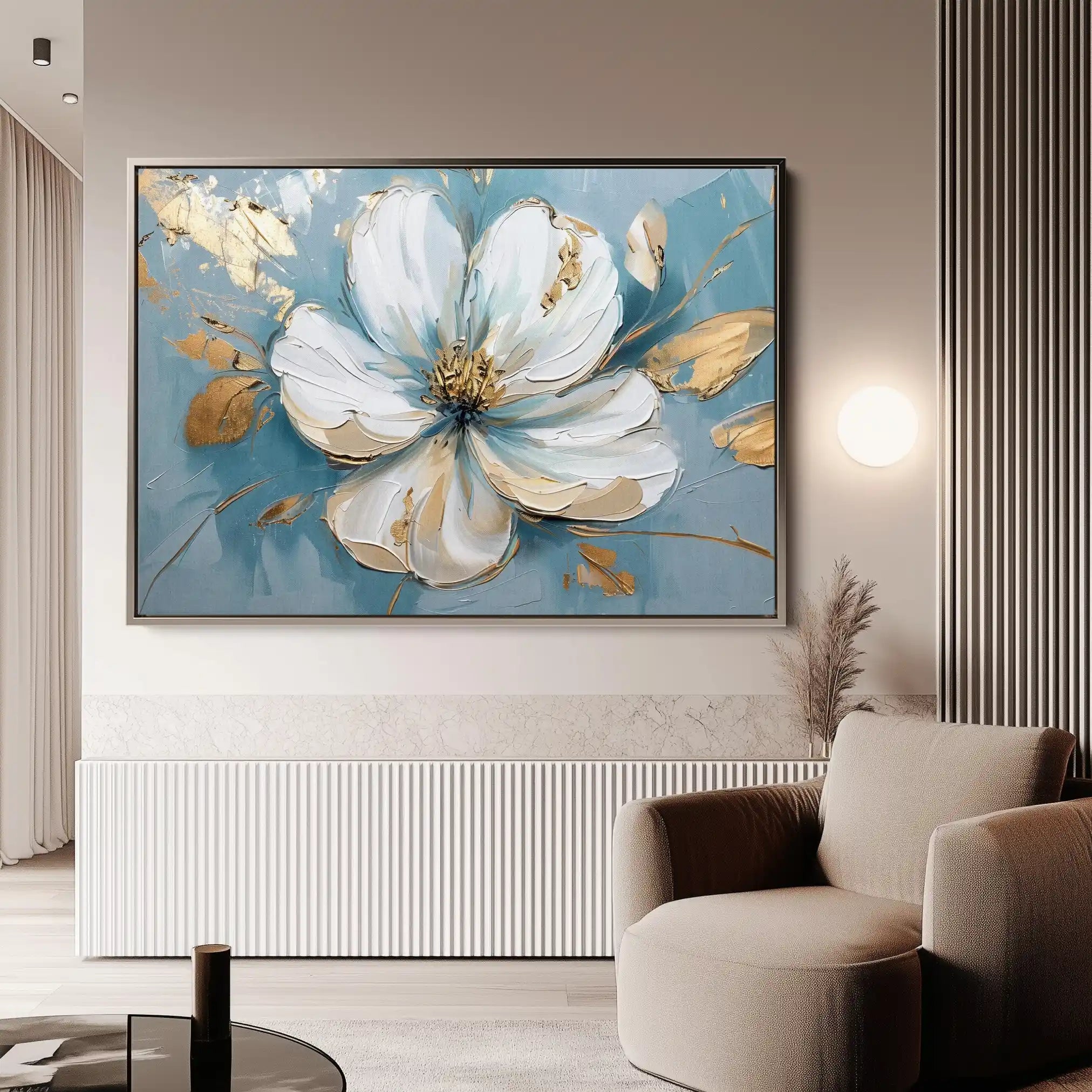 Floral Canvas Wall Art WAD664-F 90 x 60 cm / Stretched on hidden frame