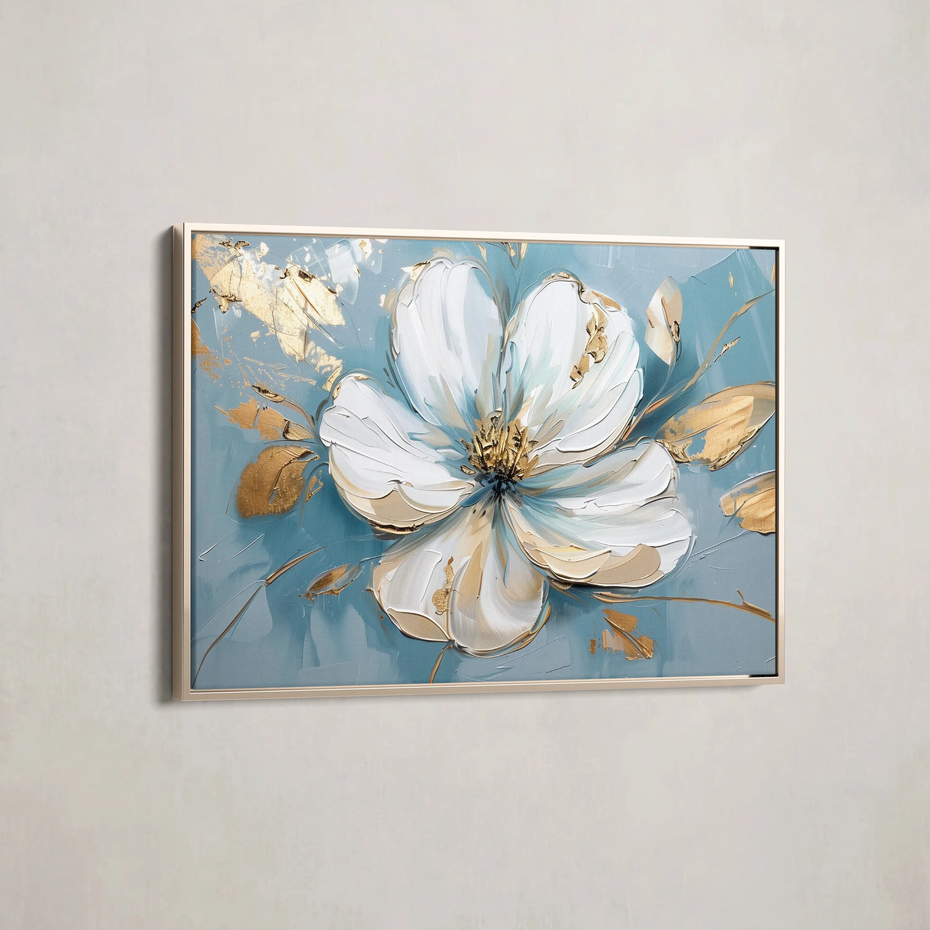 Floral Canvas Wall Art WAD664-F 90 x 60 cm / Stretched on hidden frame