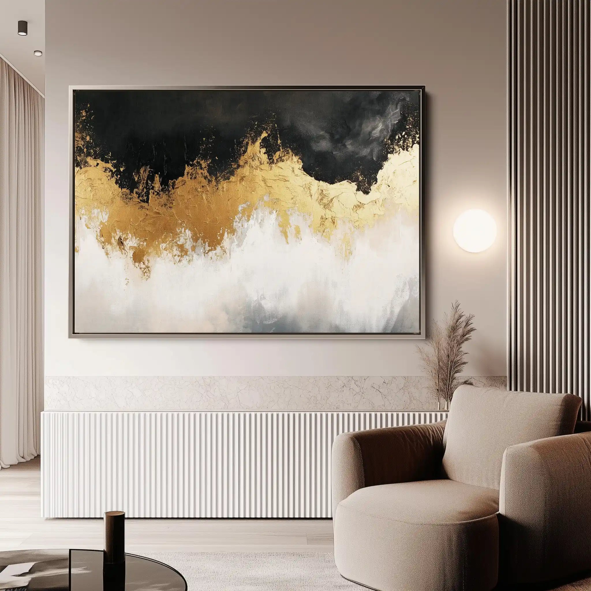 Abstract 665 Canvas Art 60 x 40 cm / Stretched on hidden frame
