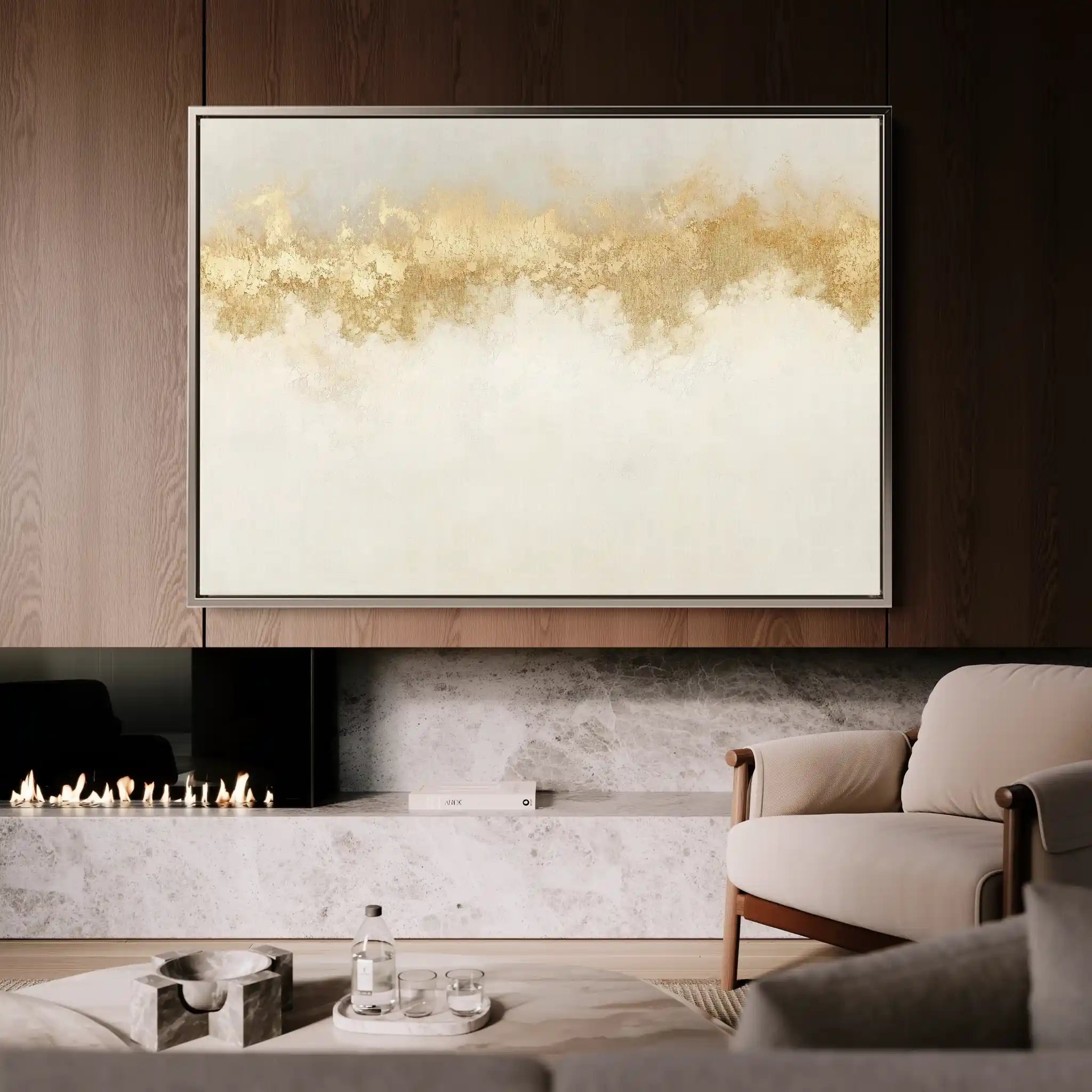 Abstract 666 Canvas Art 60 x 40 cm / Stretched on hidden frame