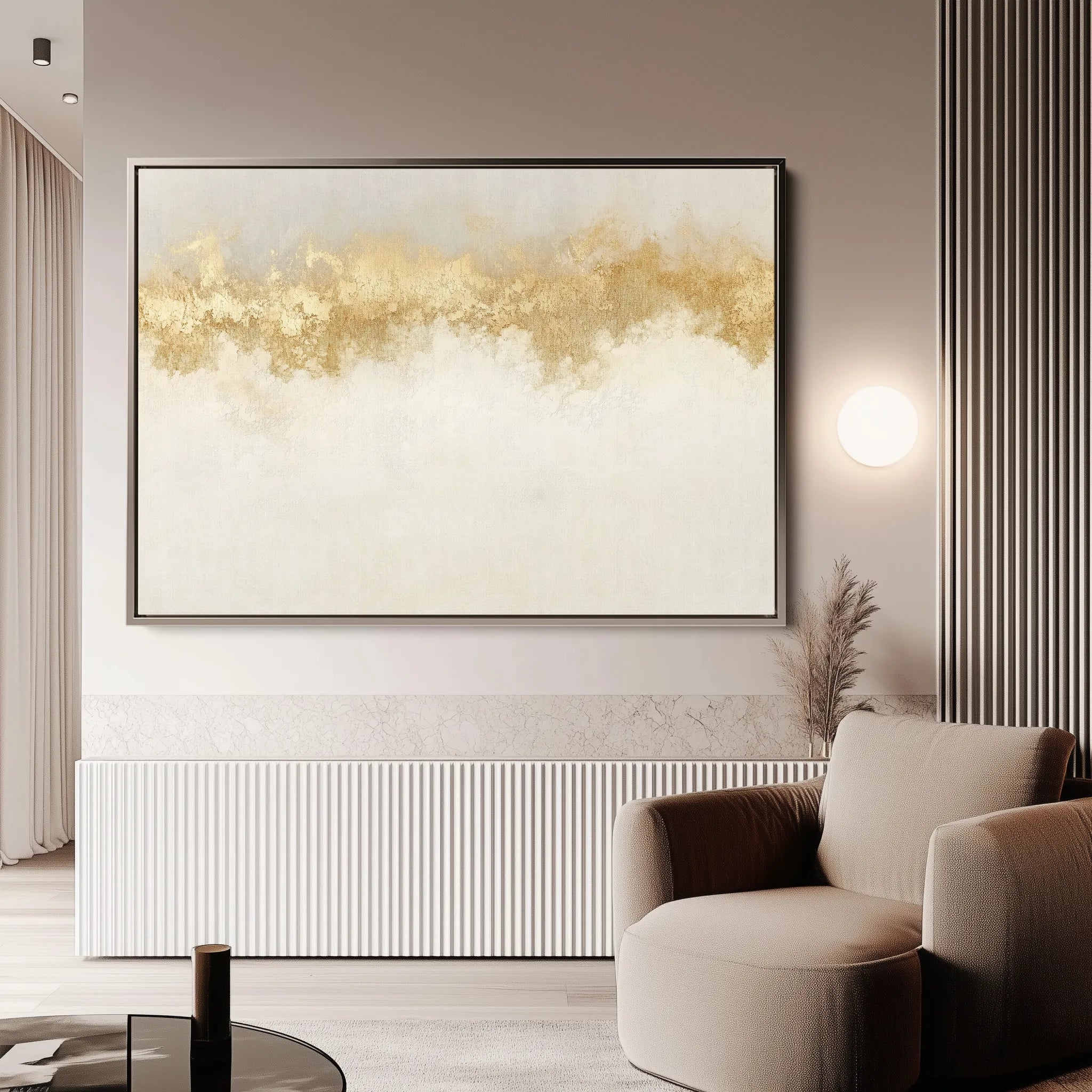 Abstract Canvas Wall Art WAD666-A 90 x 60 cm / Stretched on hidden frame