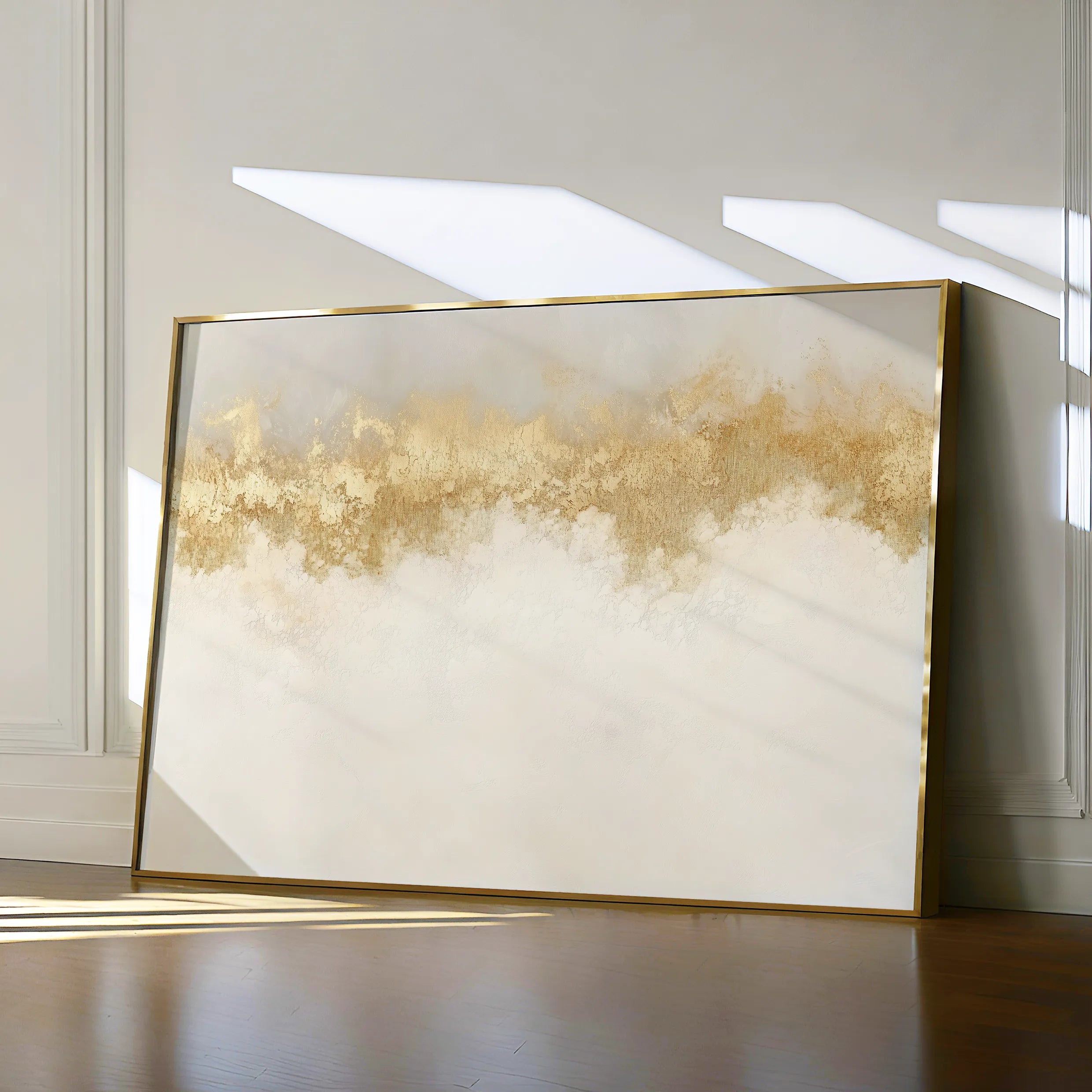 Abstract Canvas Wall Art WAD666-A 90 x 60 cm / Stretched on hidden frame