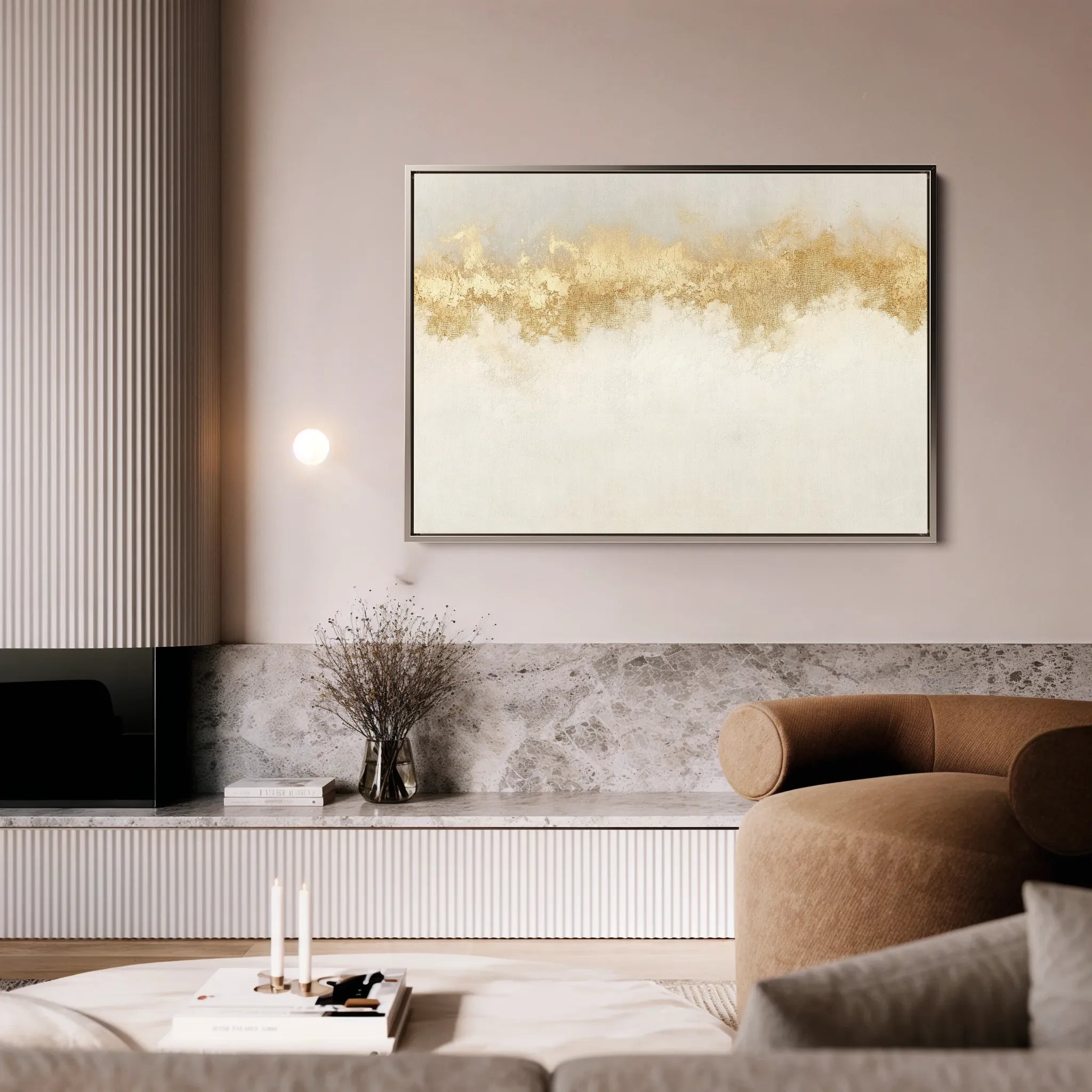 Abstract Canvas Wall Art WAD666-A 90 x 60 cm / Stretched on hidden frame