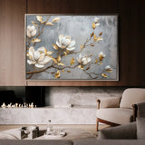 Floral Canvas Wall Art WAD667-F 90 x 60 cm / Stretched on hidden frame