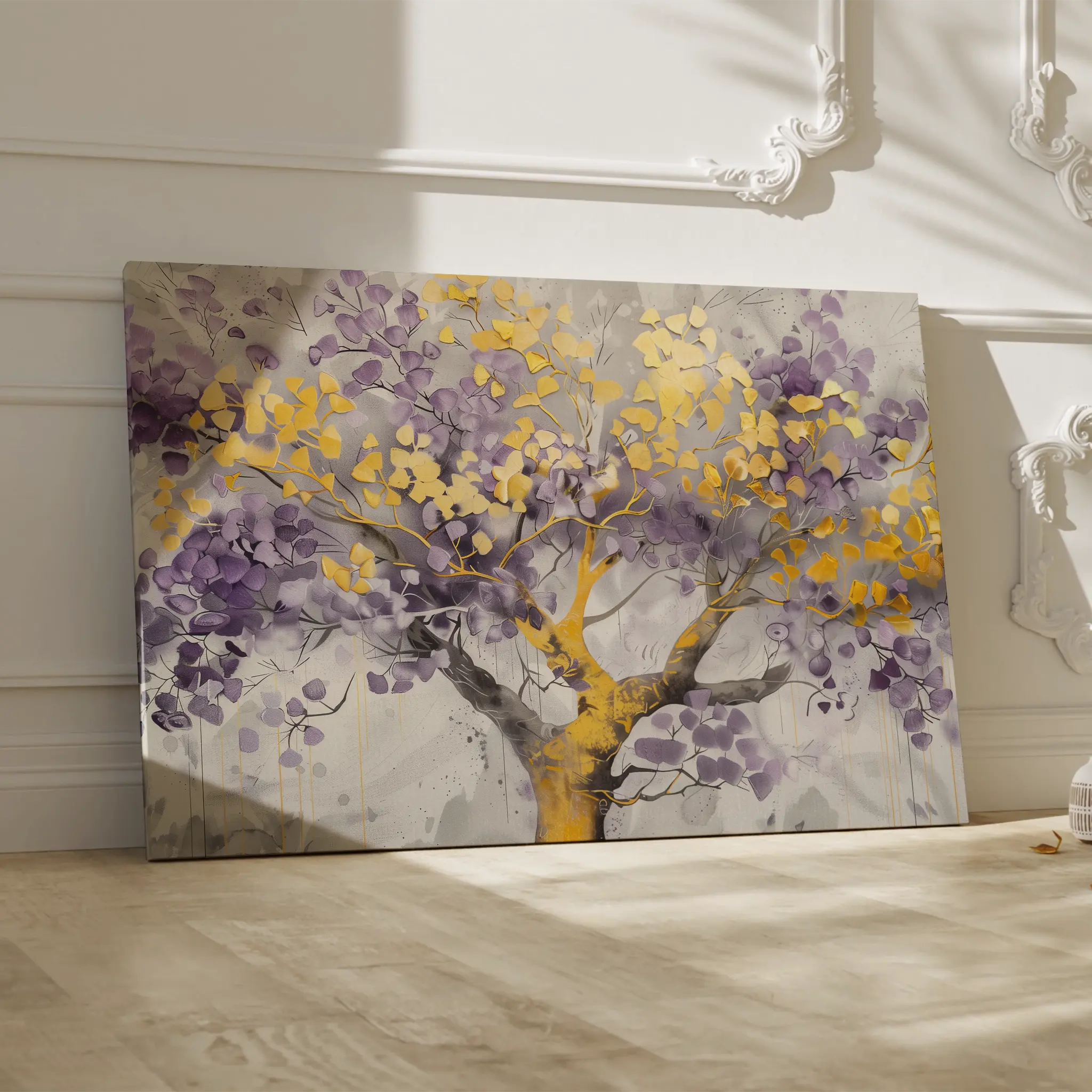 Floral Canvas Wall Art WAD671-F 90 x 60 cm / Stretched on hidden frame