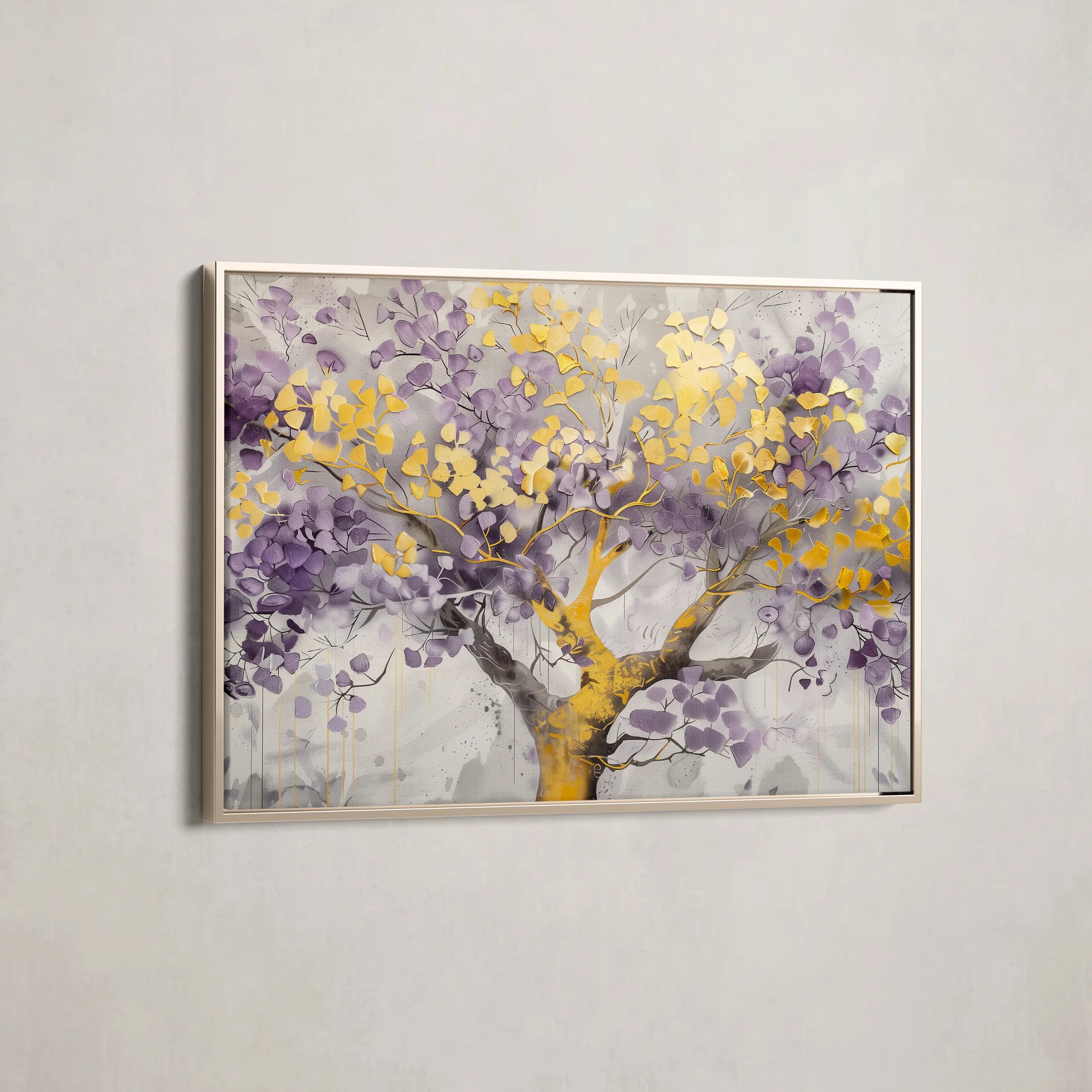 Floral Canvas Wall Art WAD671-F 90 x 60 cm / Stretched on hidden frame