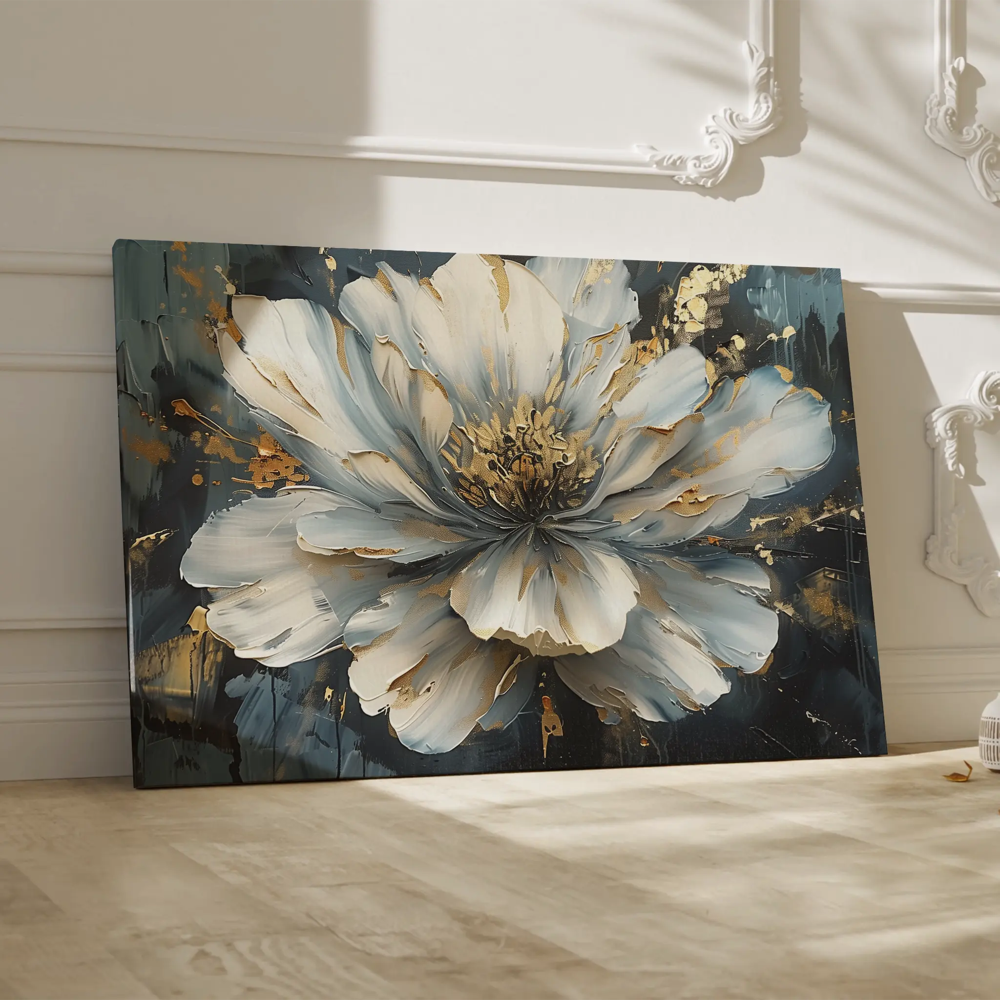 Floral Canvas Wall Art WAD672-F 90 x 60 cm / Stretched on hidden frame