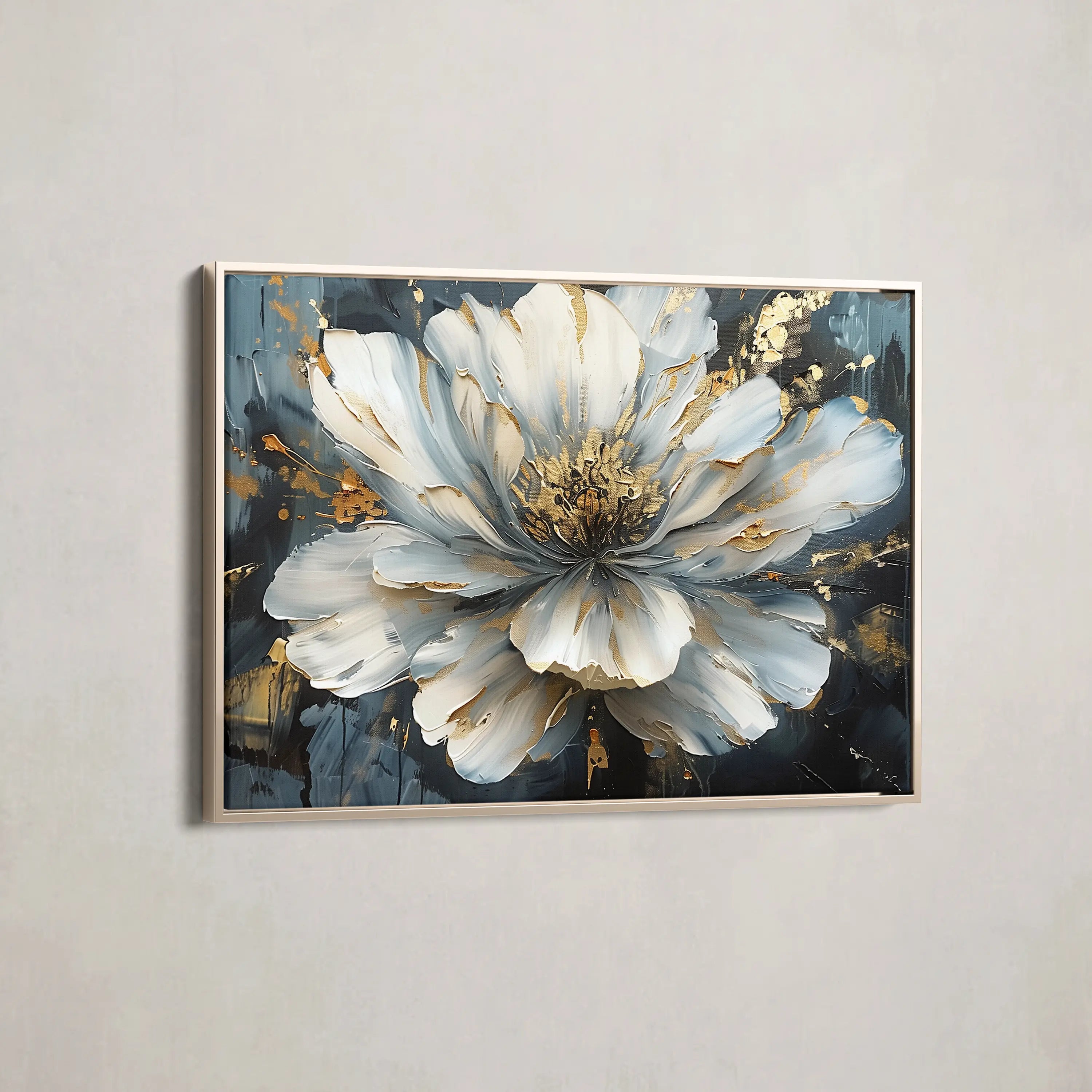 Floral Canvas Wall Art WAD672-F 90 x 60 cm / Stretched on hidden frame