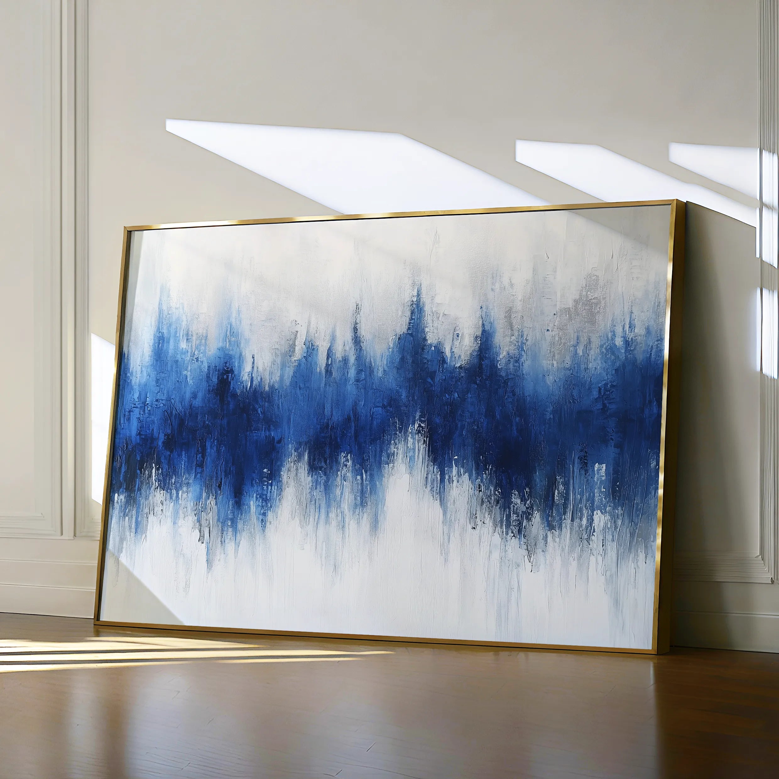 Abstract Canvas Wall Art WAD673-A 90 x 60 cm / Stretched on hidden frame