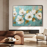 Floral Canvas Wall Art WAD673-F 90 x 60 cm / Stretched on hidden frame