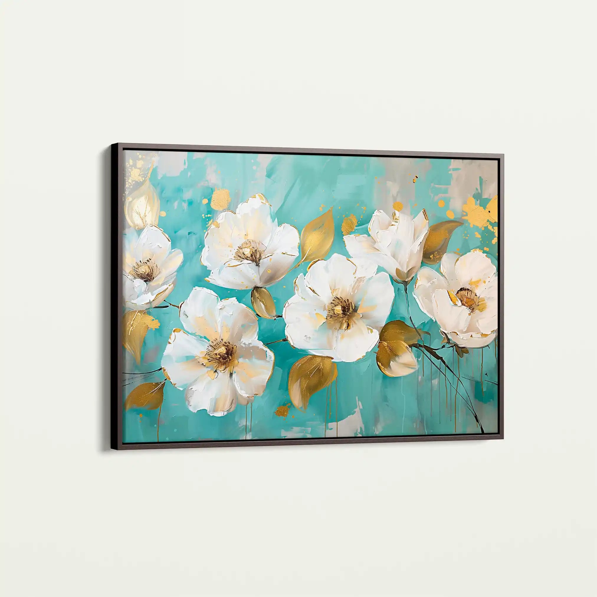 Floral Canvas Wall Art WAD675-F 90 x 60 cm / Stretched on hidden frame