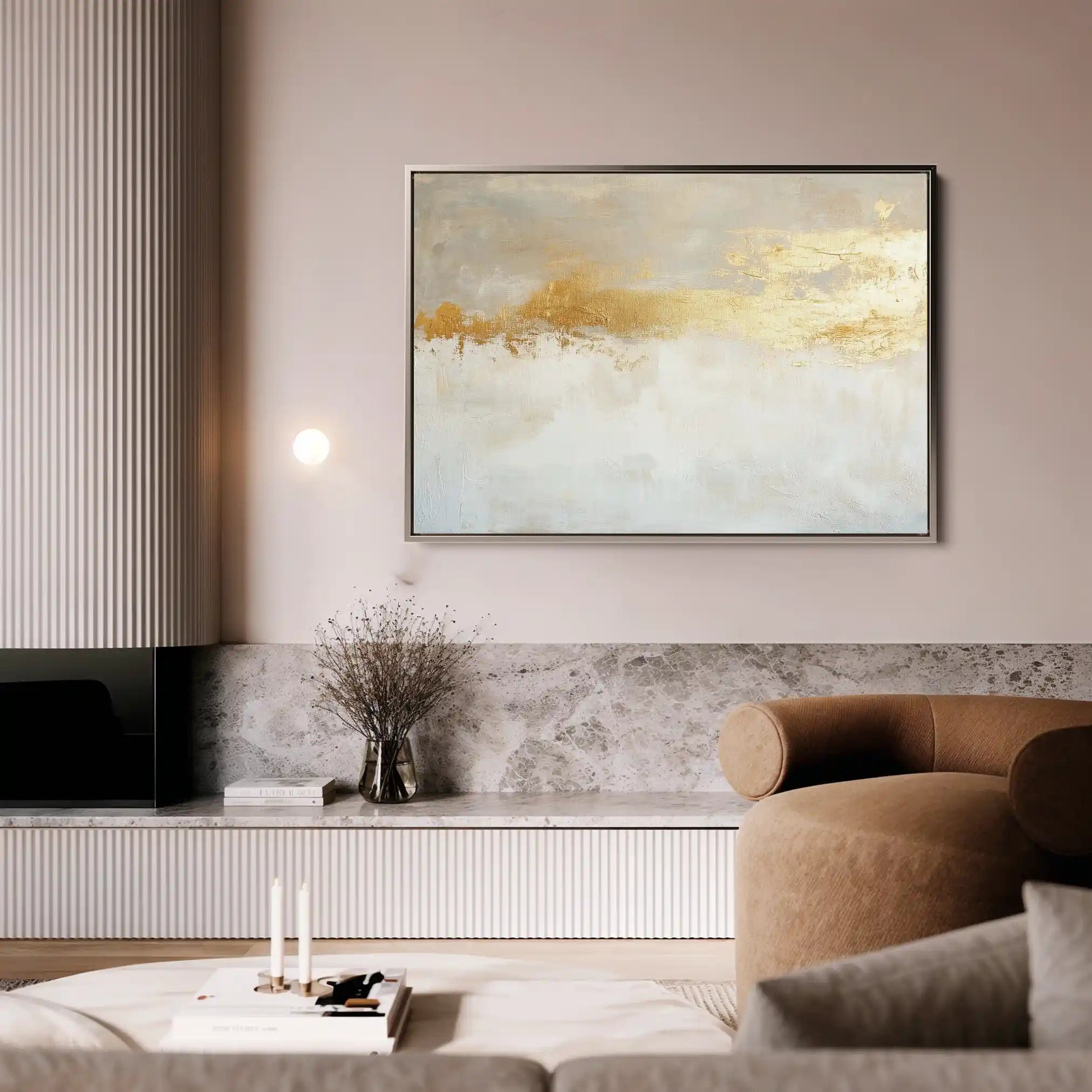 Abstract 676 Canvas Art 60 x 40 cm / Stretched on hidden frame