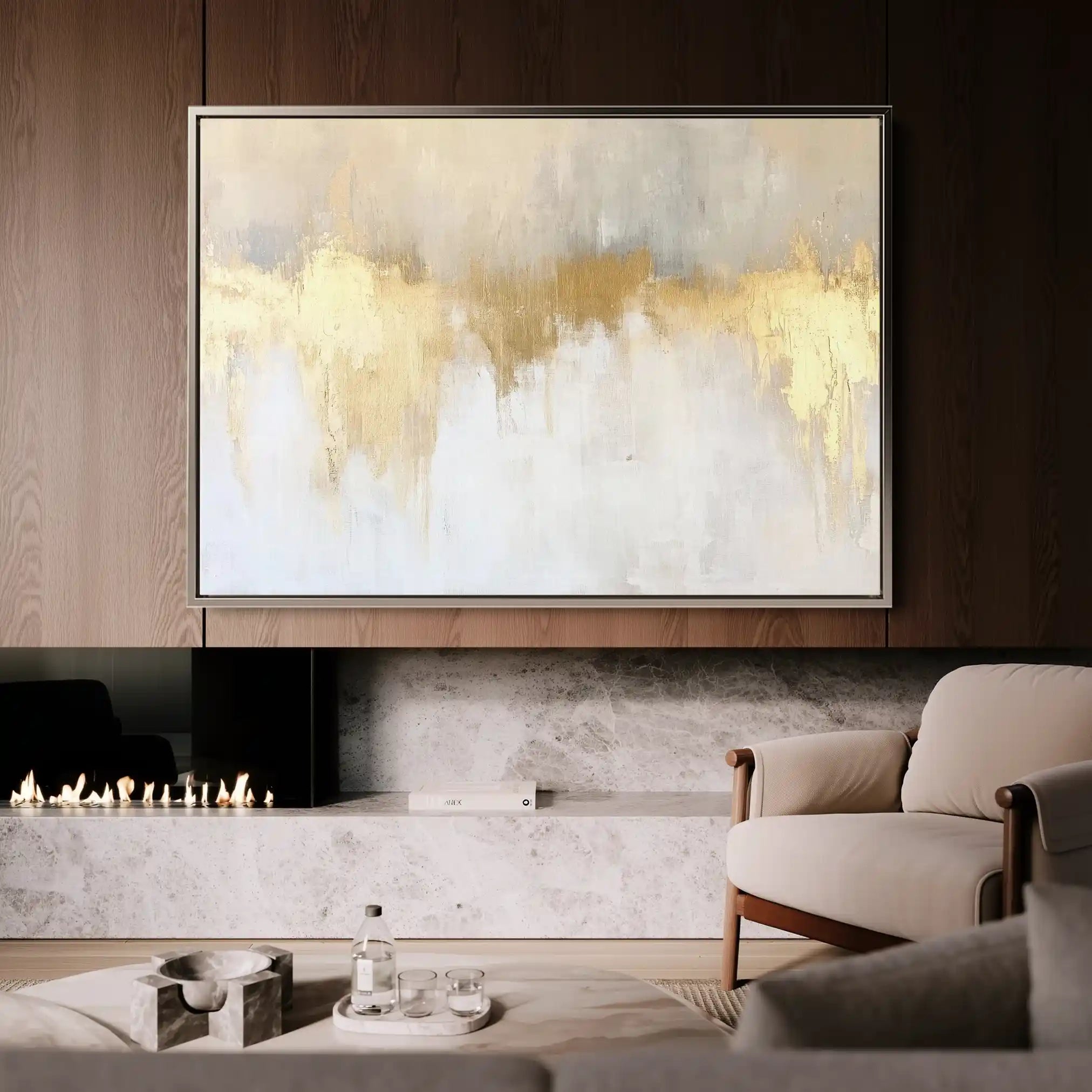 Abstract 677 Canvas Art 60 x 40 cm / Stretched on hidden frame