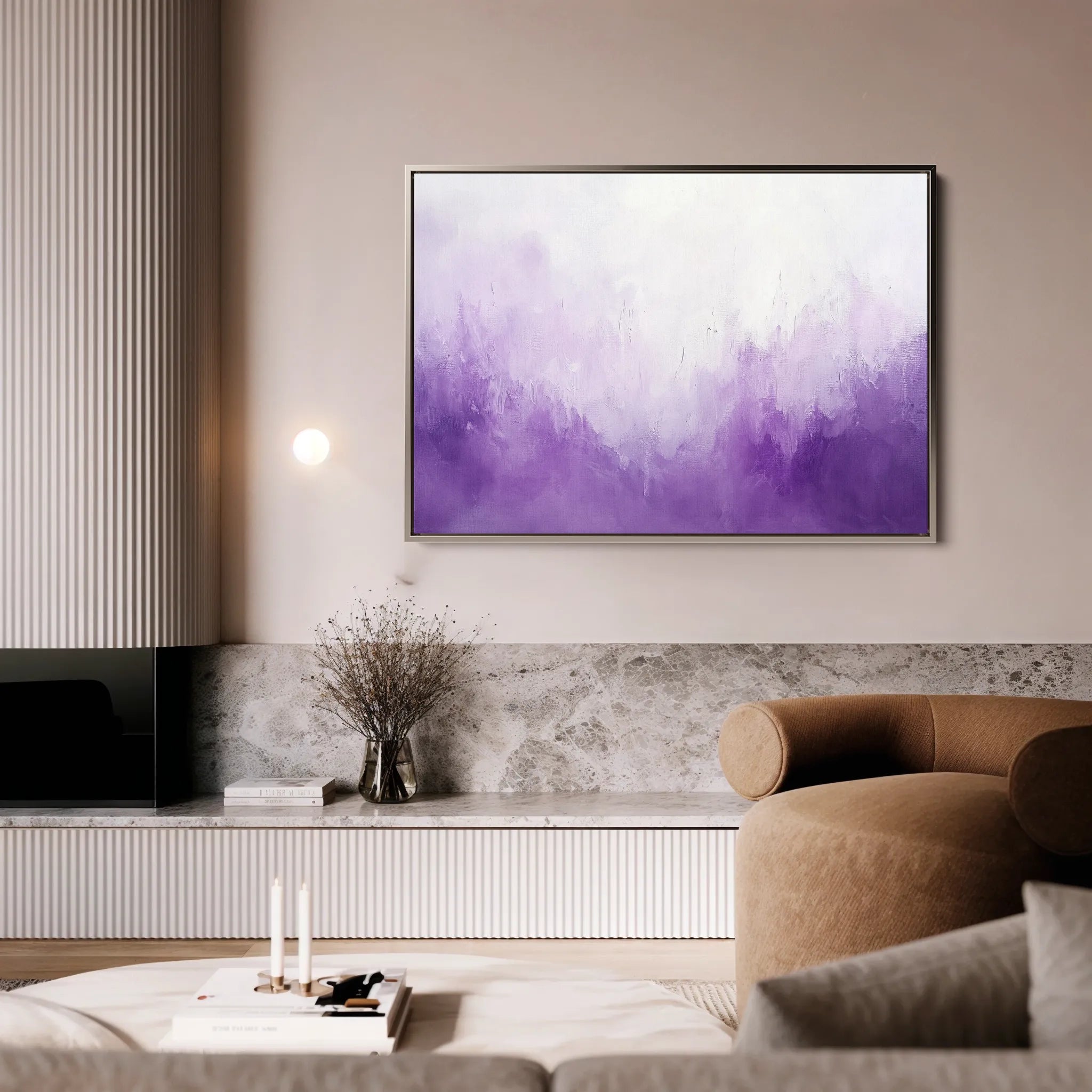 Abstract Canvas Wall Art WAD678-A 90 x 60 cm / Stretched on hidden frame