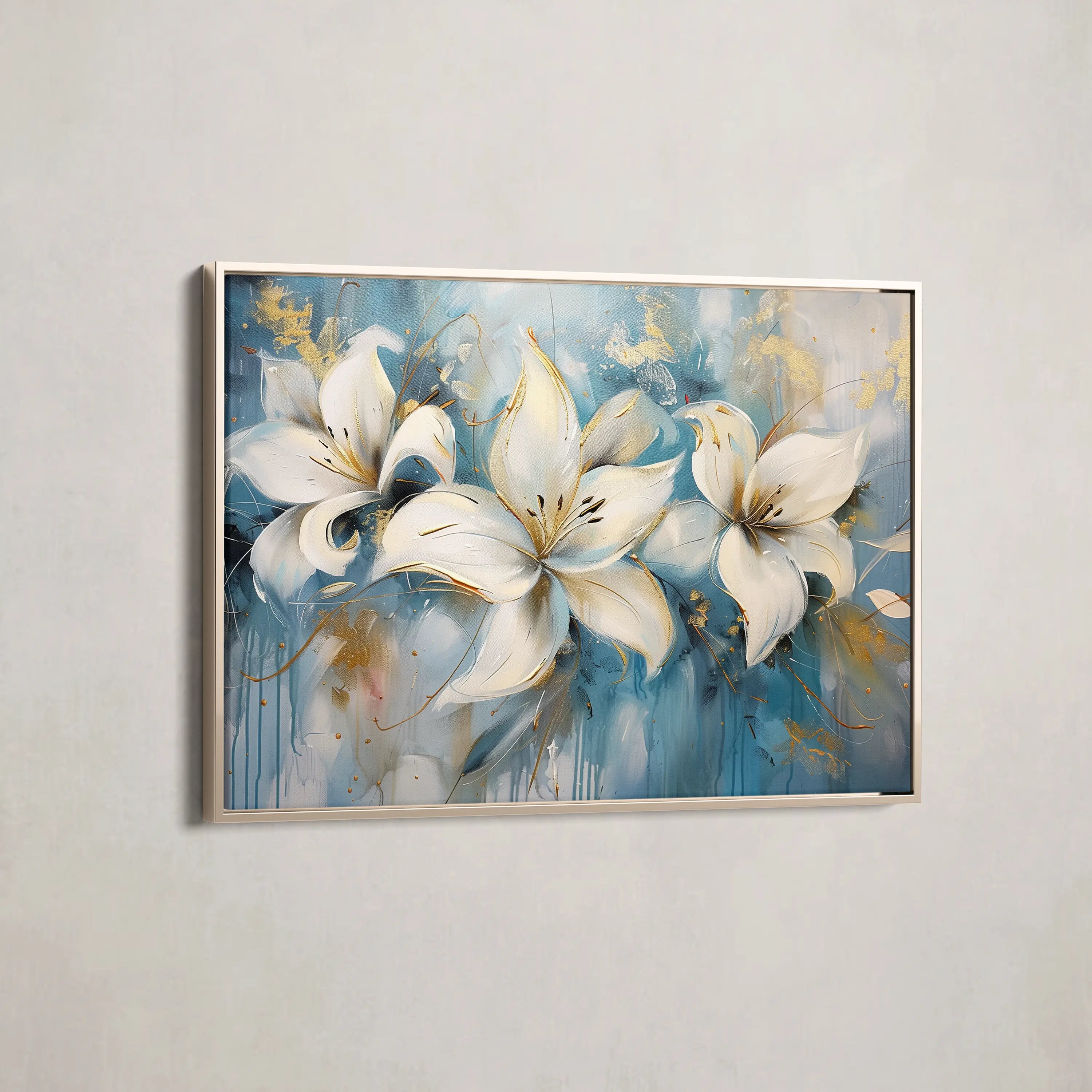 Floral Canvas Wall Art WAD678-F 90 x 60 cm / Stretched on hidden frame