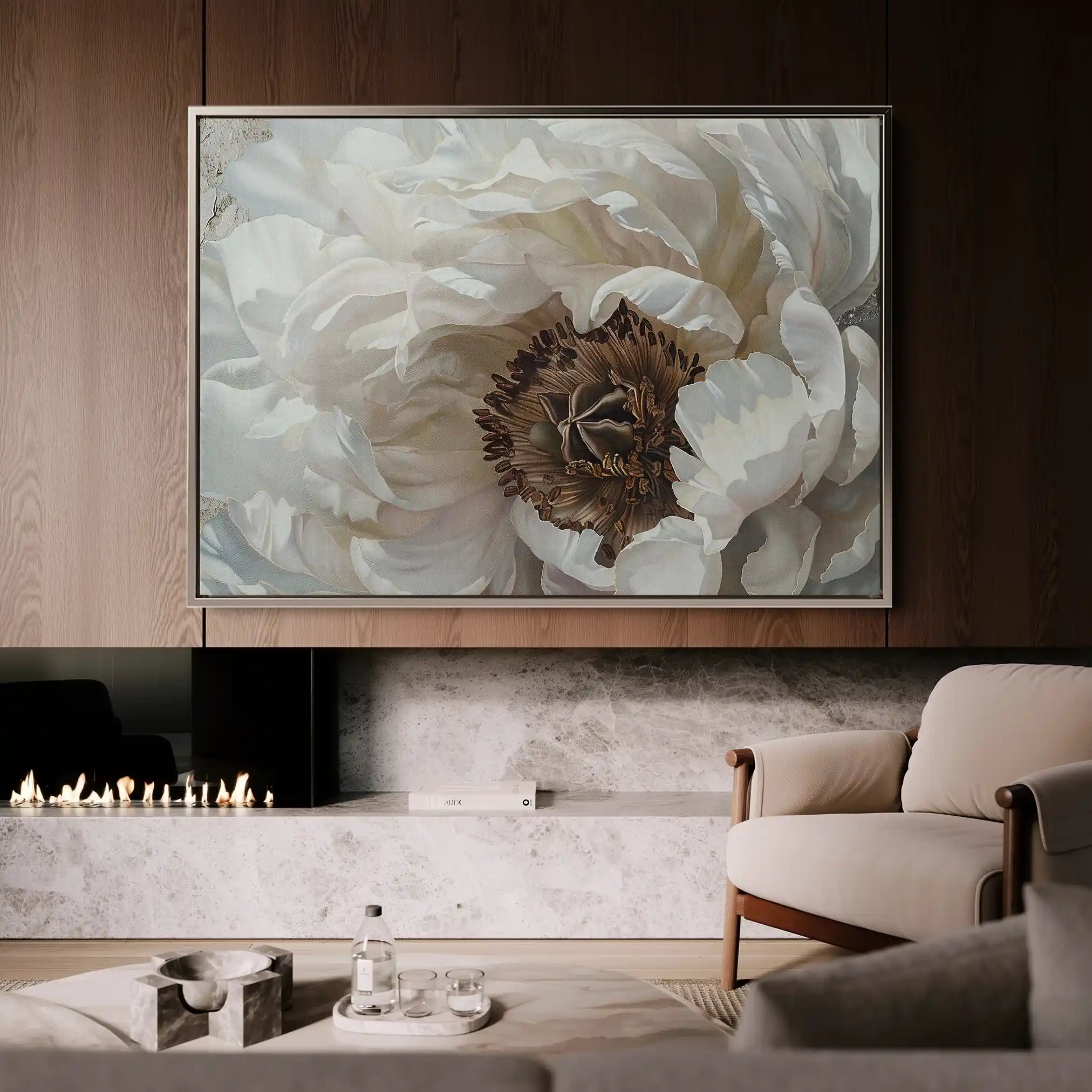 Floral Canvas Wall Art WAD679-F 90 x 60 cm / Stretched on hidden frame