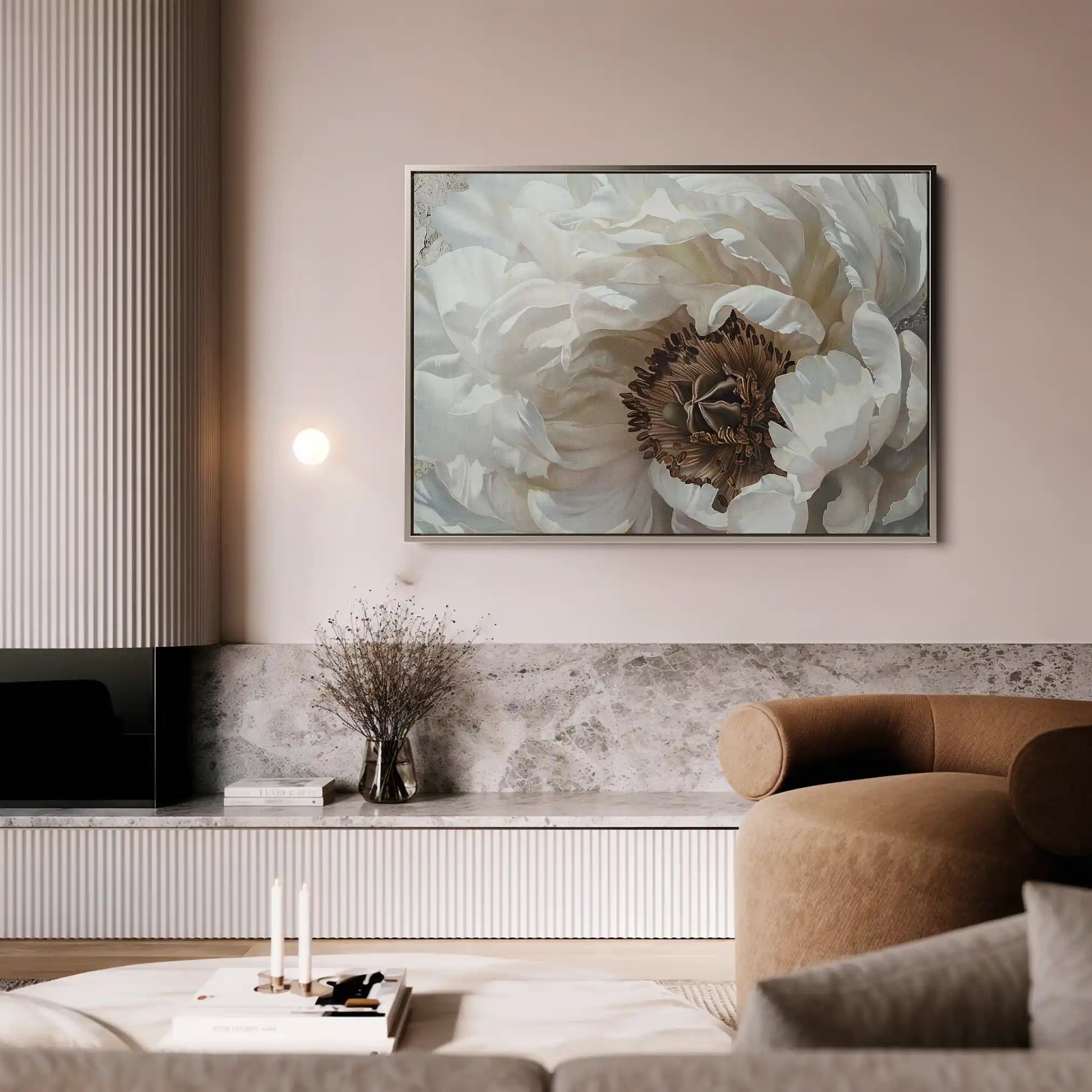 Floral Canvas Wall Art WAD679-F 90 x 60 cm / Stretched on hidden frame