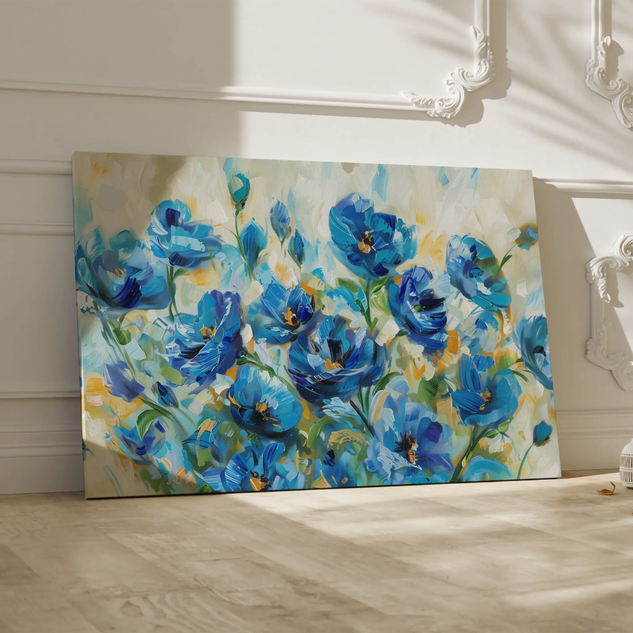 Floral Canvas Wall Art WAD680-F 90 x 60 cm / Stretched on hidden frame