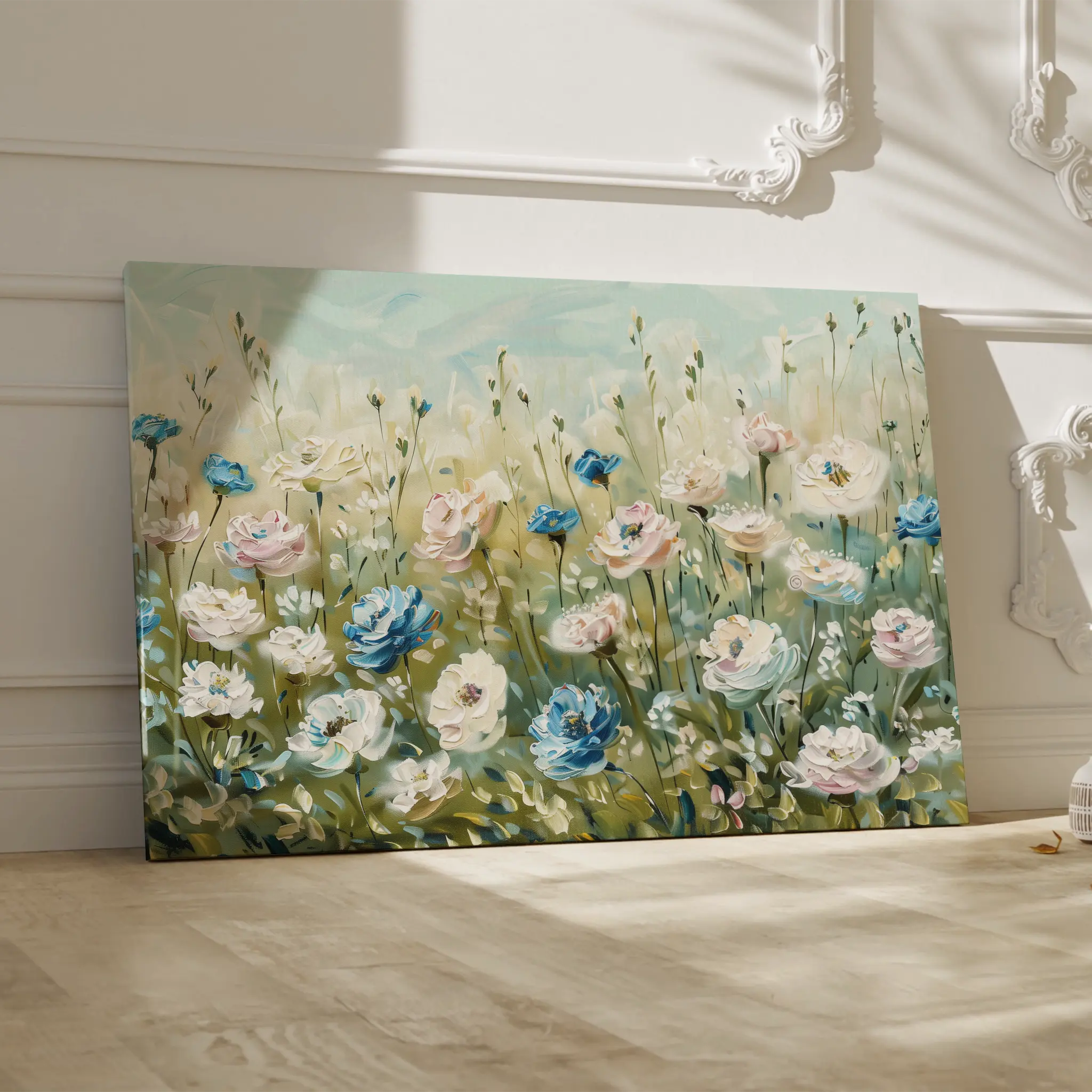 Floral Canvas Wall Art WAD682-F 90 x 60 cm / Stretched on hidden frame