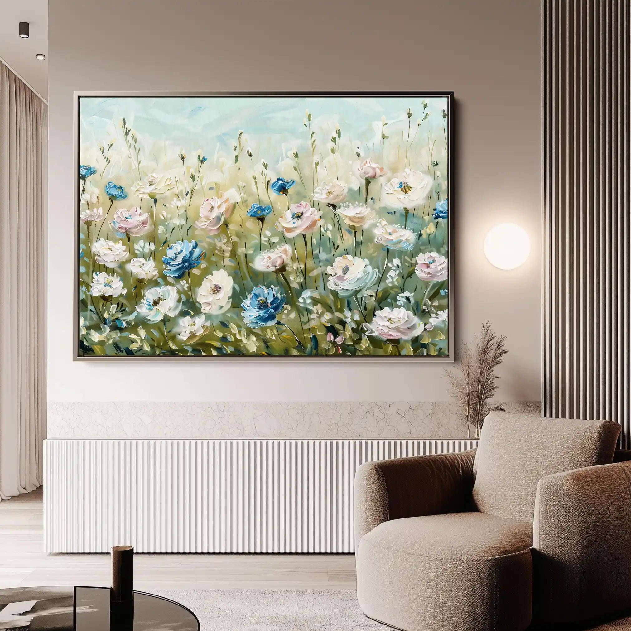 Floral Canvas Wall Art WAD682-F 90 x 60 cm / Stretched on hidden frame