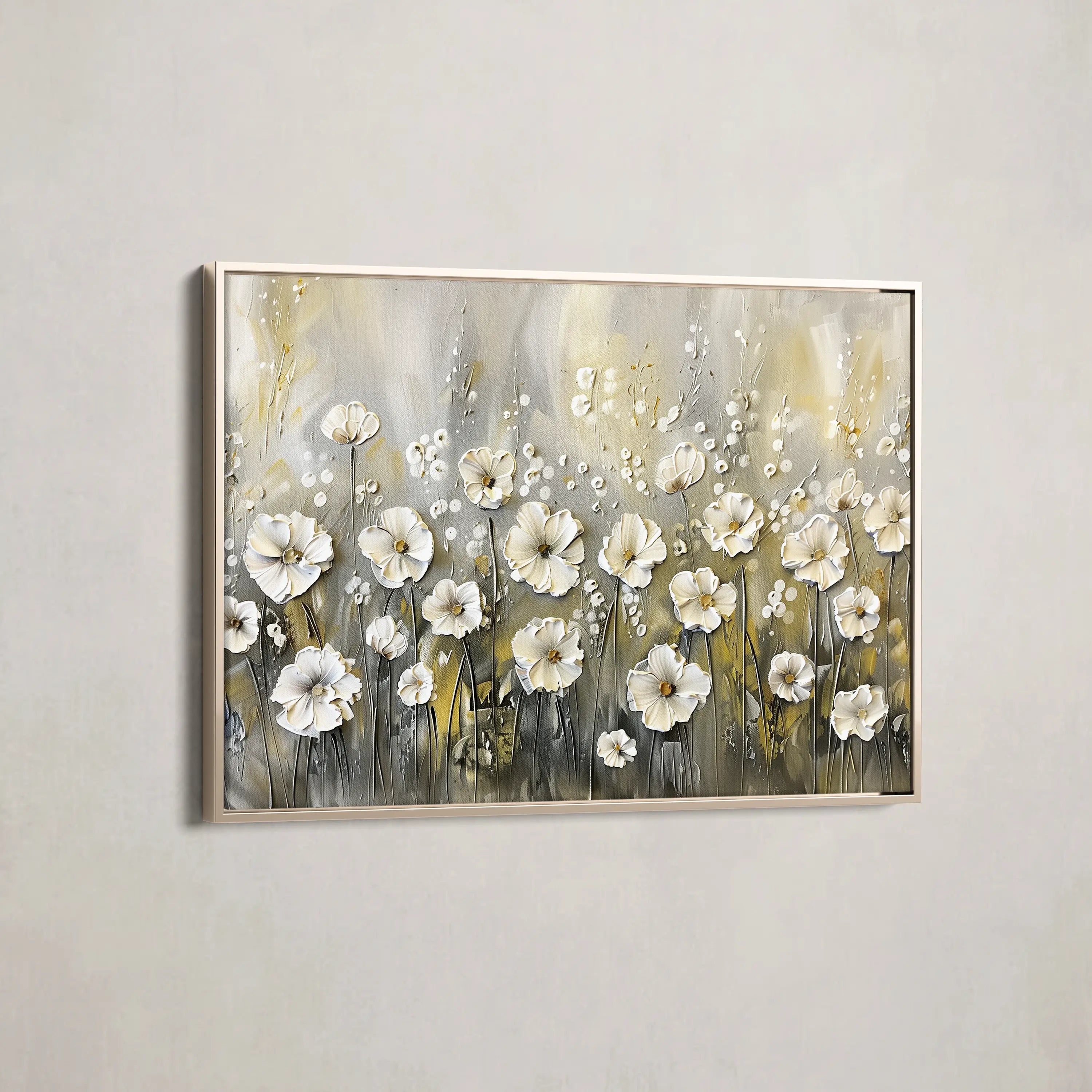 Floral Canvas Wall Art WAD683-F 90 x 60 cm / Stretched on hidden frame