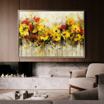 Floral Canvas Wall Art WAD685-F 90 x 60 cm / Stretched on hidden frame