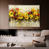 Floral Canvas Wall Art WAD685-F 90 x 60 cm / Stretched on hidden frame