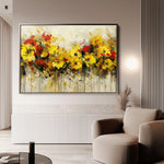 Floral Canvas Wall Art WAD685-F 90 x 60 cm / Stretched on hidden frame