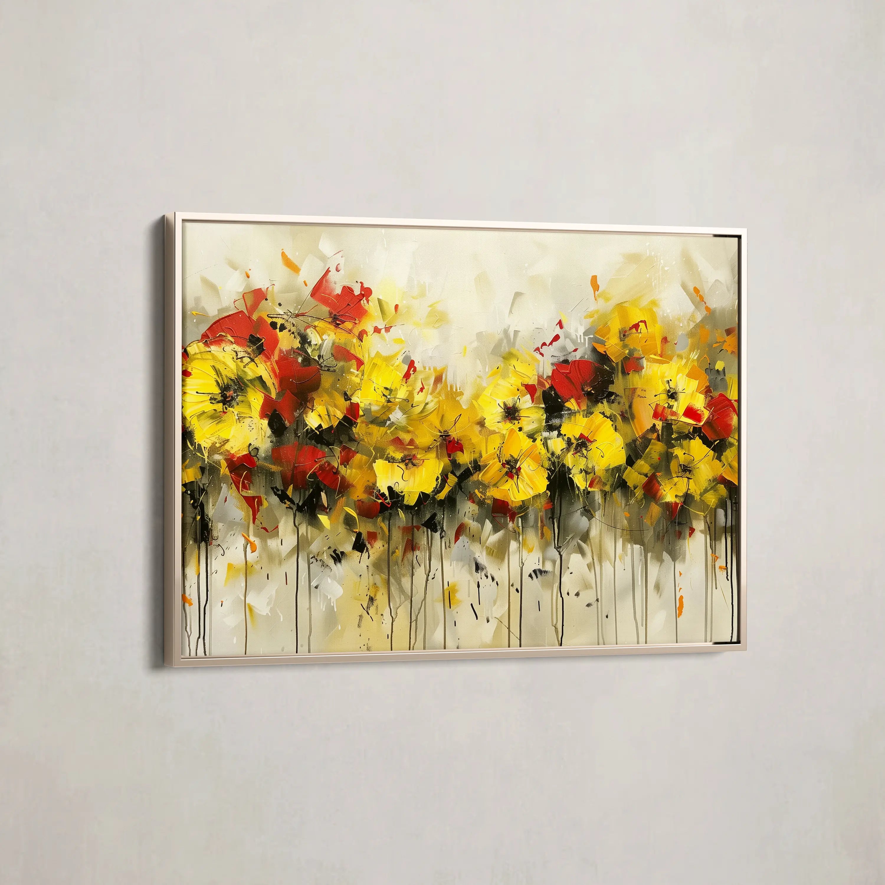 Floral Canvas Wall Art WAD685-F 90 x 60 cm / Stretched on hidden frame