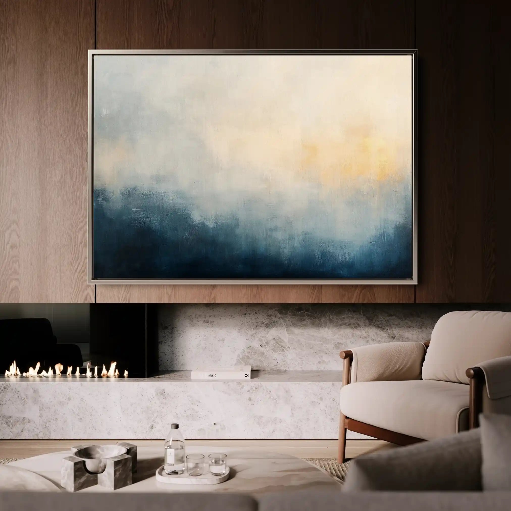 Abstract 686 Canvas Art 60 x 40 cm / Stretched on hidden frame