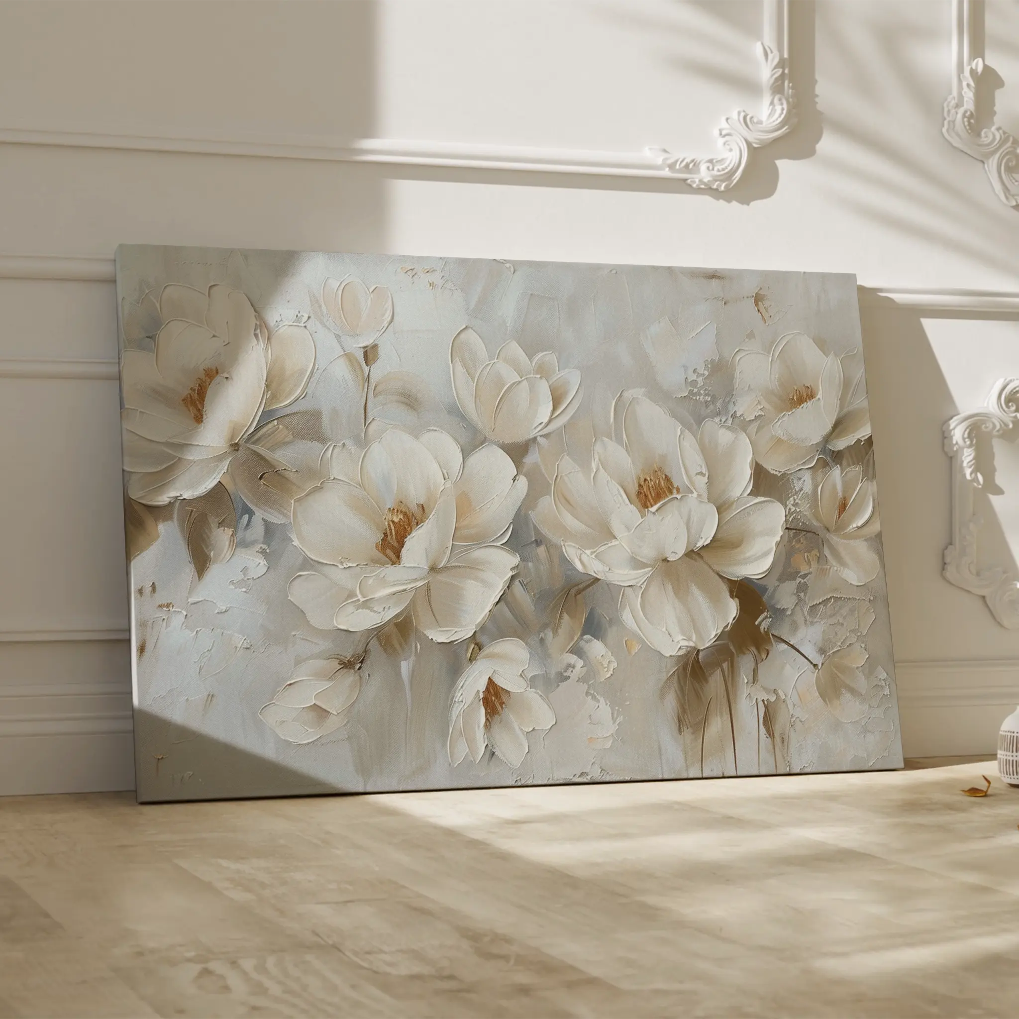 Floral Canvas Wall Art WAD686-F 90 x 60 cm / Stretched on hidden frame